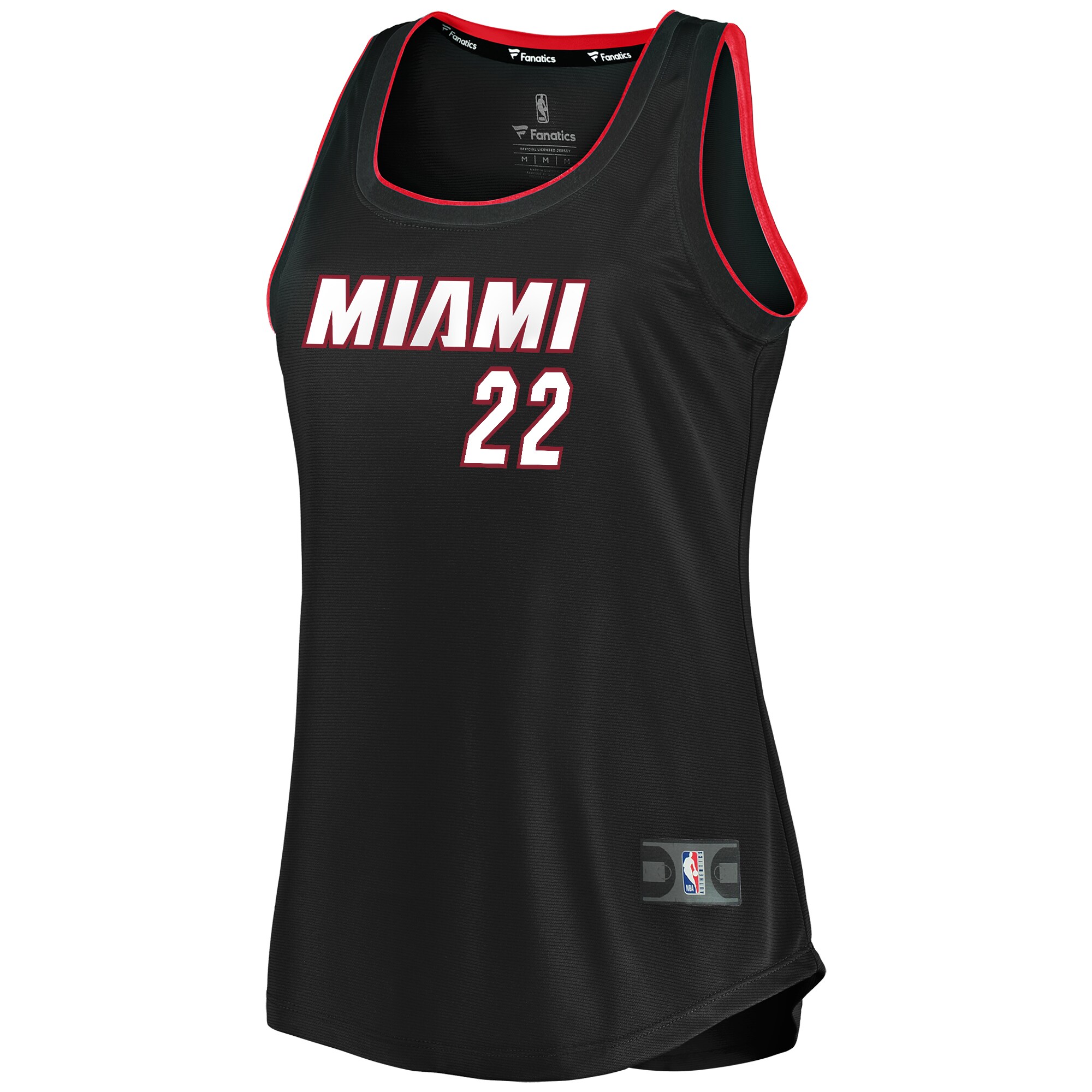Jimmy Butler Miami Heat Fanatics Branded Women's 2019/20 Fast Break Team Tank Jersey - Icon Edition - Black - vstockx