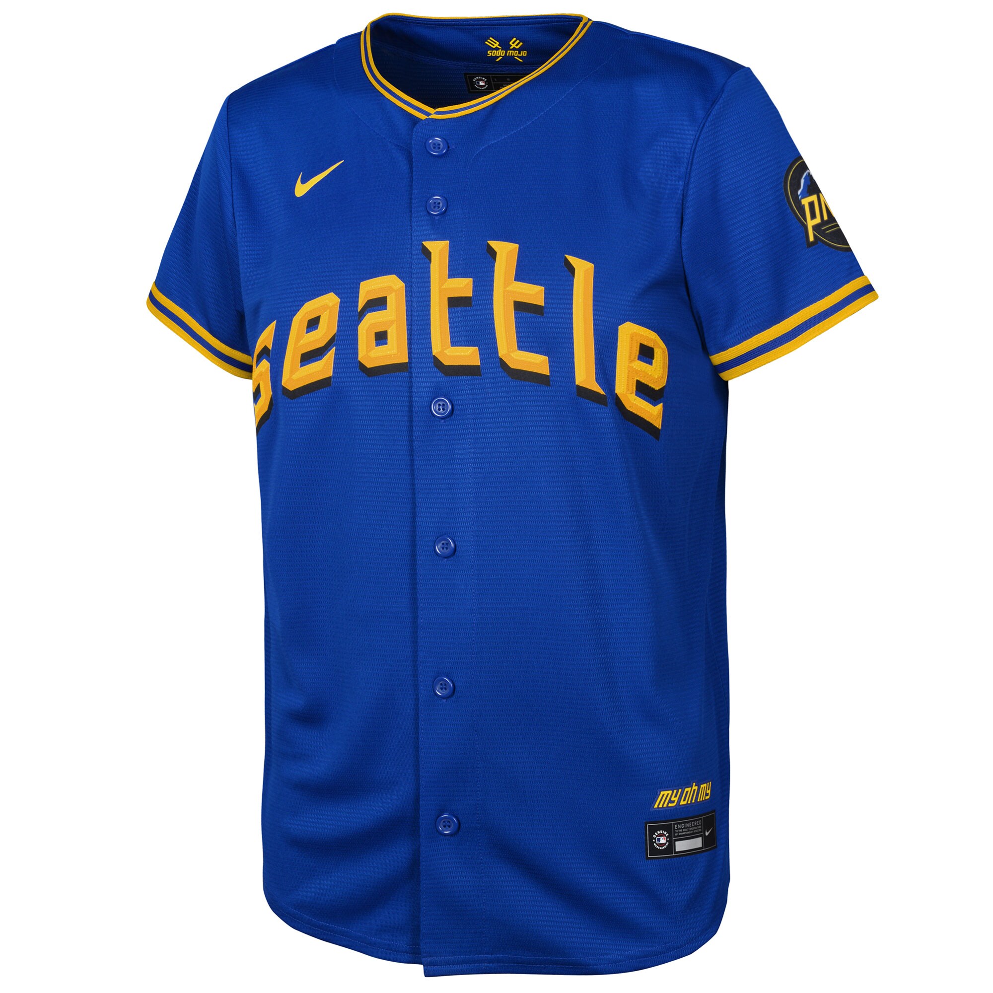 Seattle Mariners Nike Infant 2023 City Connect Replica Jersey - Royal - vstockx