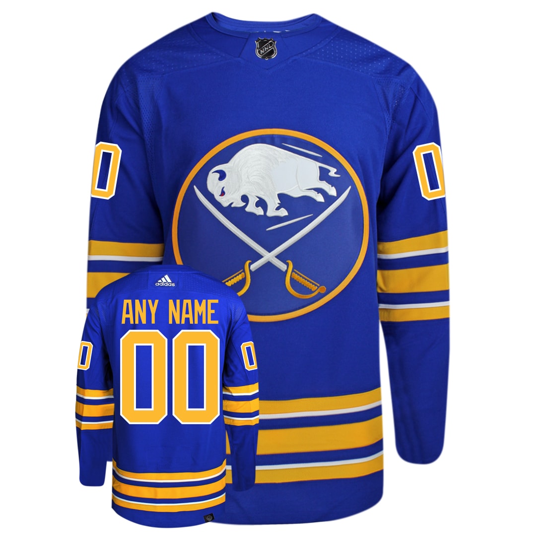 Customizable Buffalo Sabres Adidas Primegreen Authentic NHL Hockey Jersey - vstockx