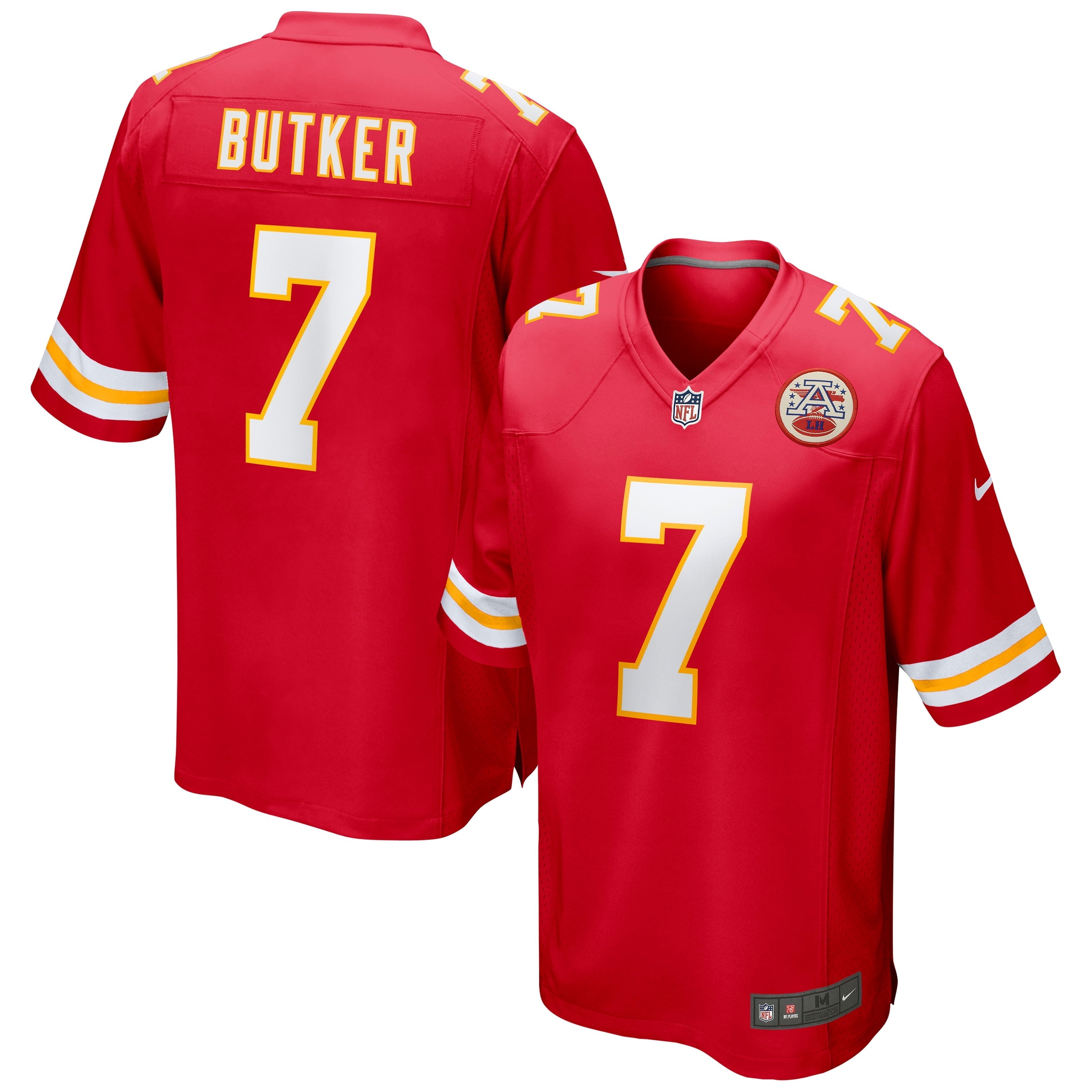 Men's Nike Harrison Butker Red Kansas City Chiefs Game Jersey - vstockx