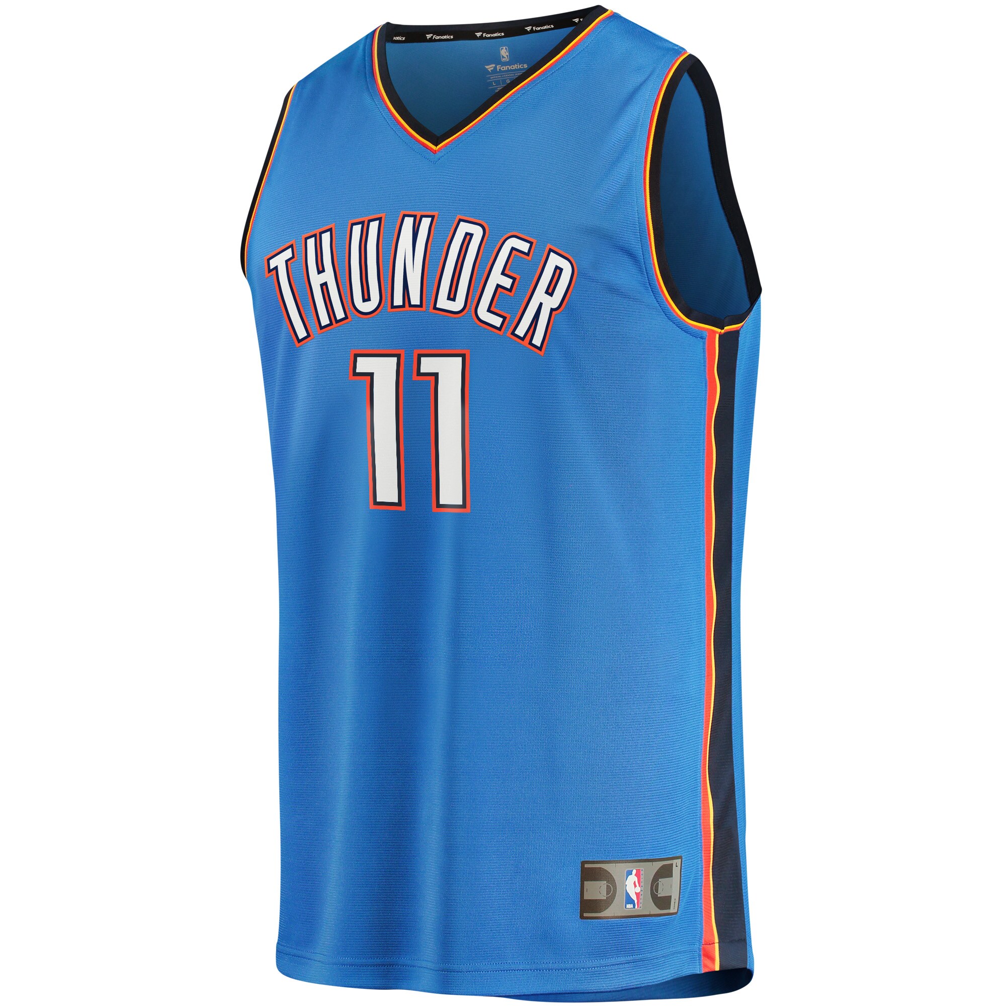 Isaiah Joe Oklahoma City Thunder Fanatics Branded Fast Break Player Jersey - Icon Edition - Blue - vstockx