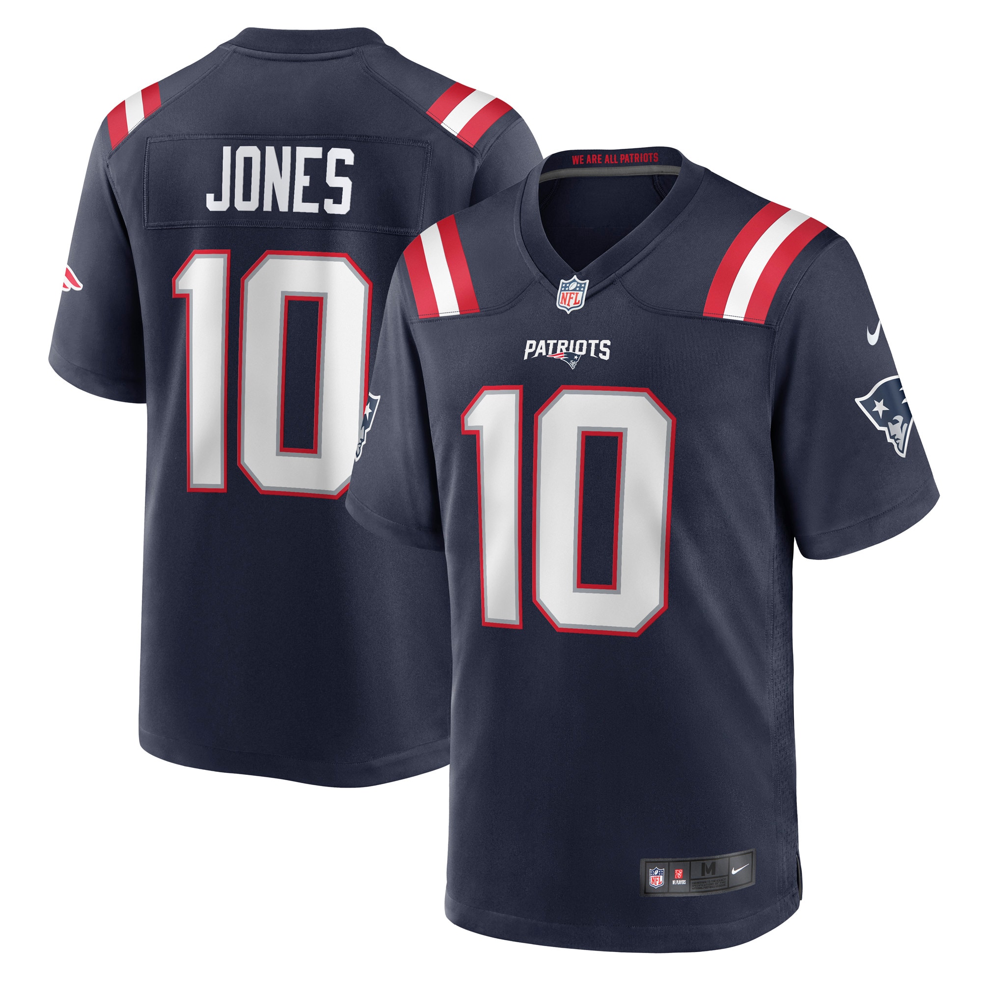Mac Jones New England Patriots Nike Player Game Jersey - Navy - vstockx
