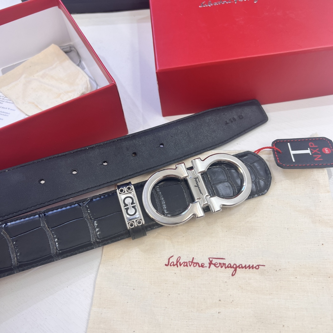 Streetwear Belt Ferragamo 320306 size:3.5cm - vstockx