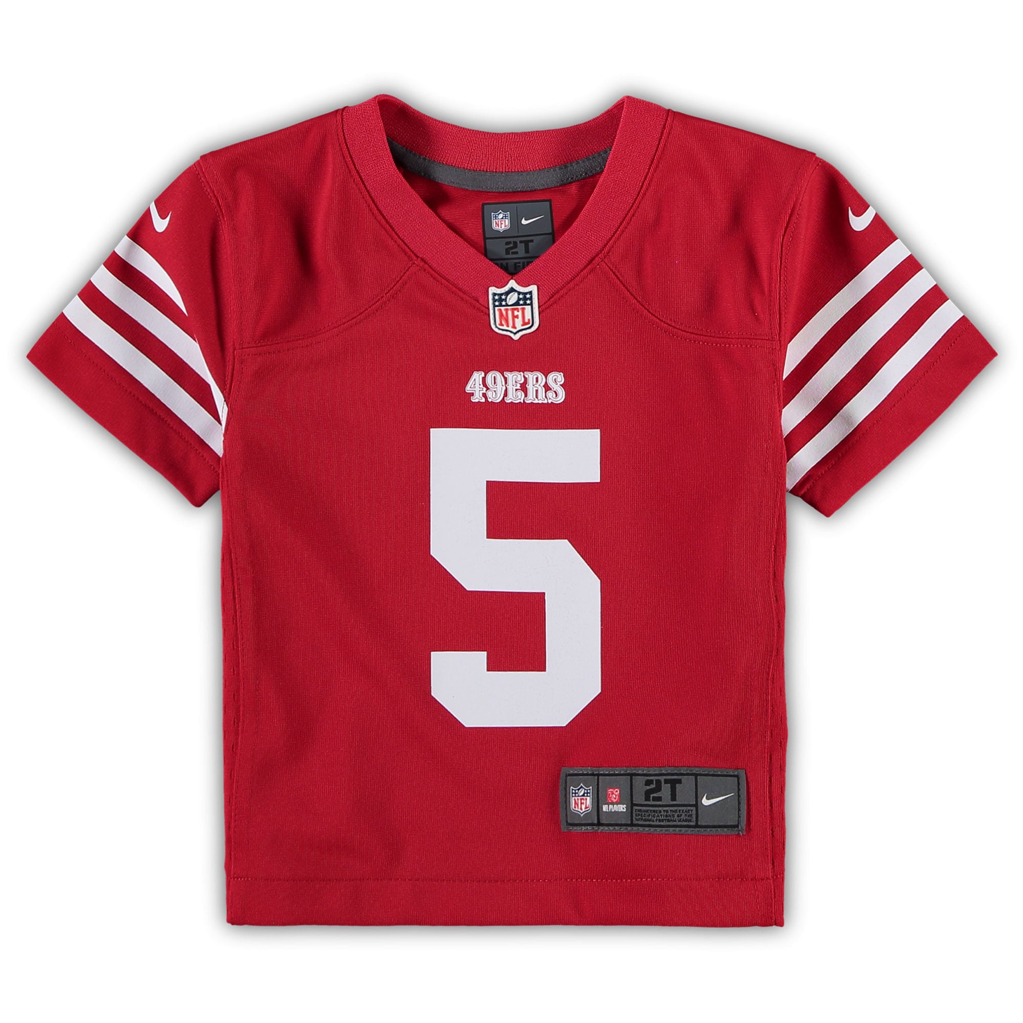 Trey Lance San Francisco 49ers Nike Toddler Game Jersey - Scarlet - vstockx