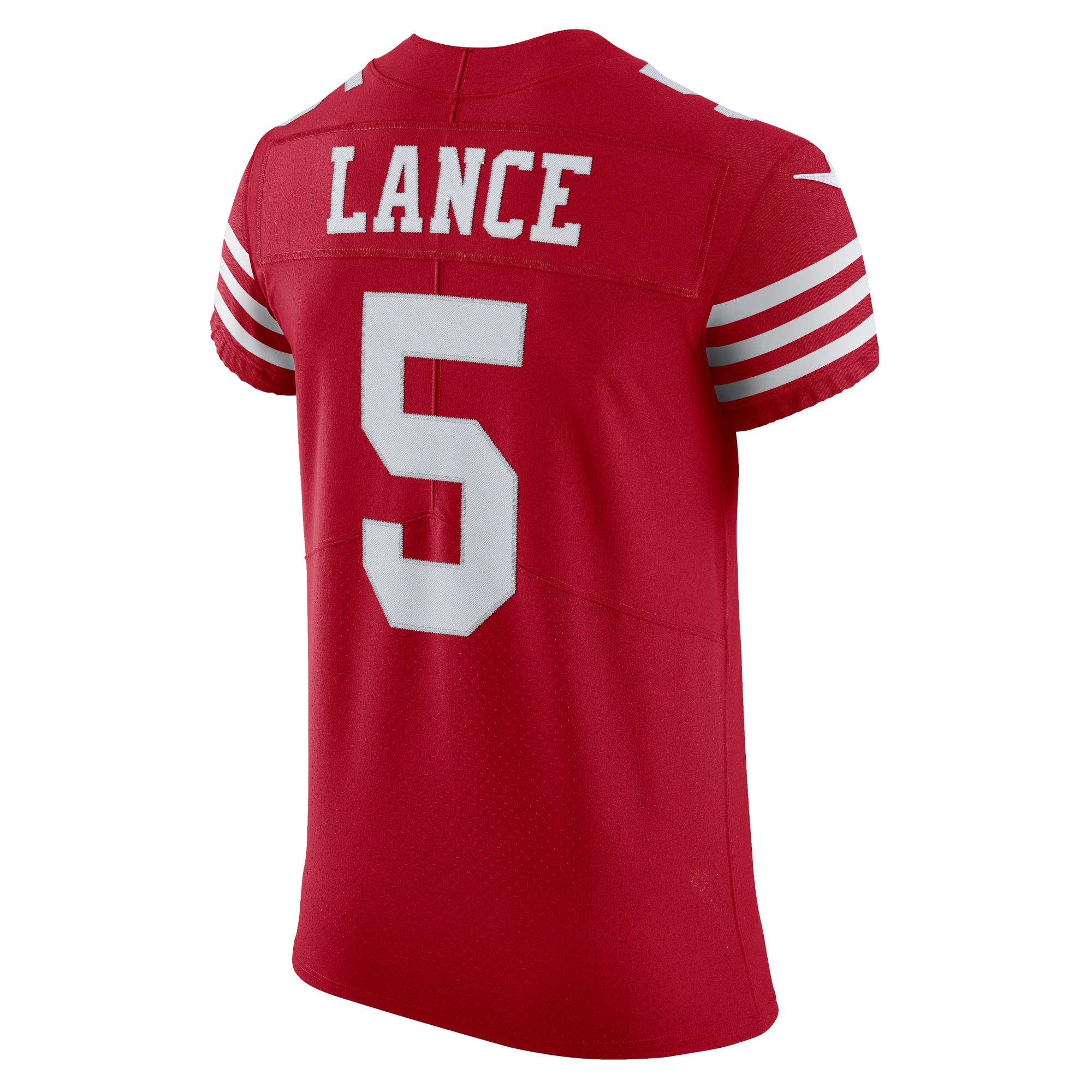 Trey Lance San Francisco 49ers Nike Vapor Elite Jersey - Scarlet - vstockx