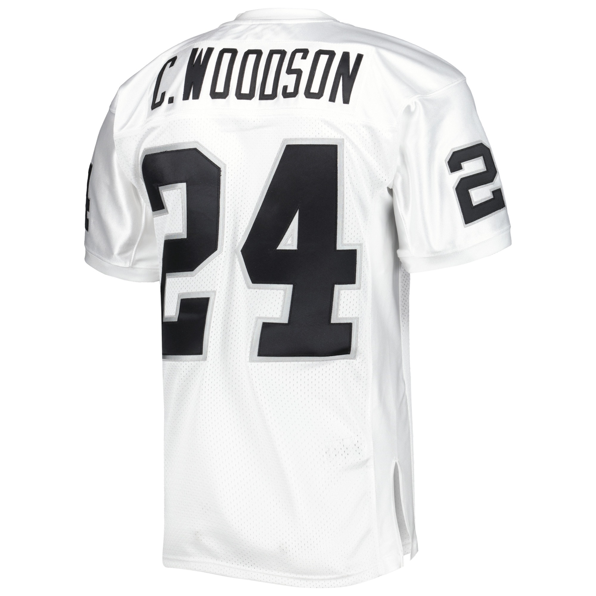 Charles Woodson Las Vegas Raiders Mitchell & Ness 2002 Super Bowl XXXVII Authentic Retired Player Jersey - White - vstockx