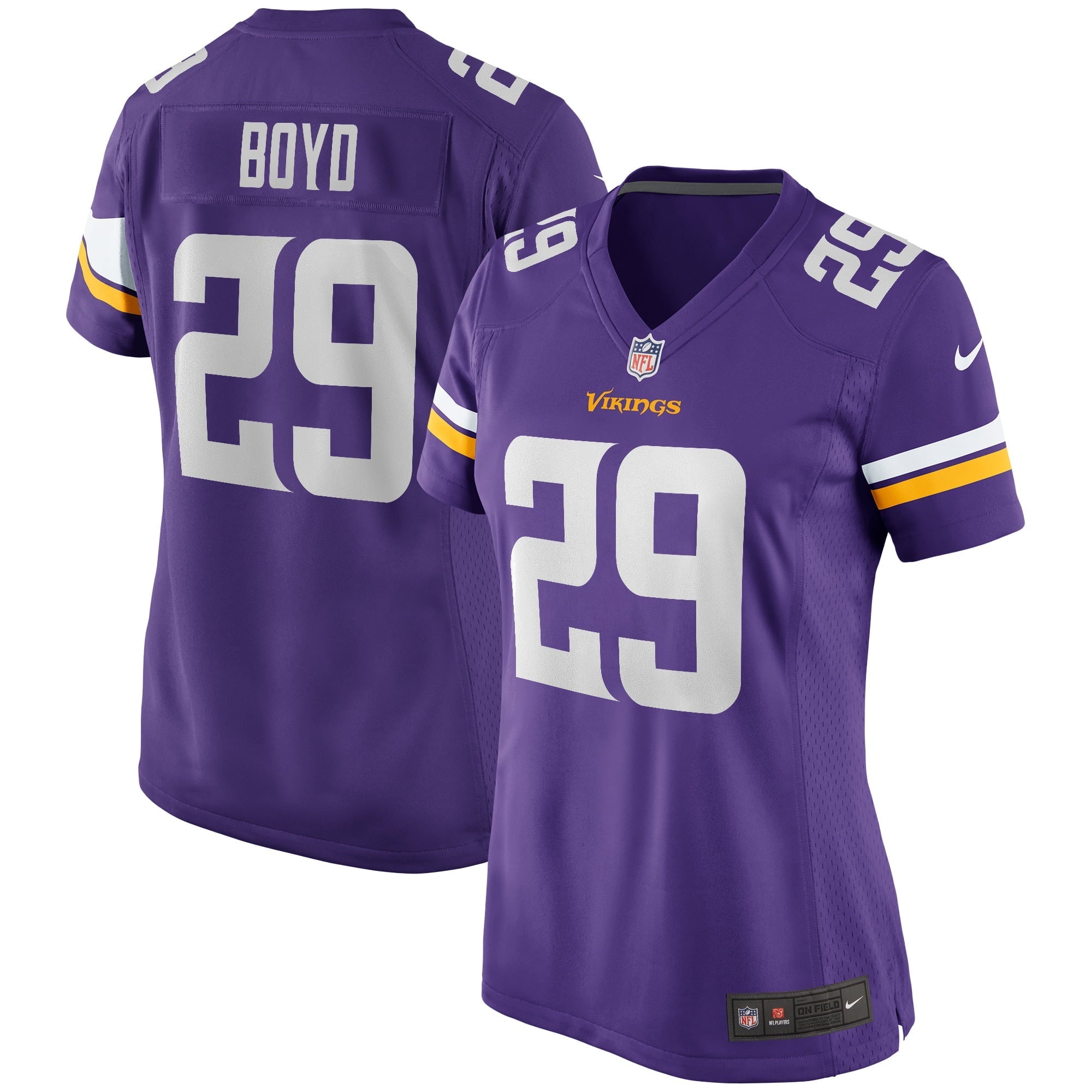 Women's Nike Kris Boyd Purple Minnesota Vikings Game Jersey - vstockx