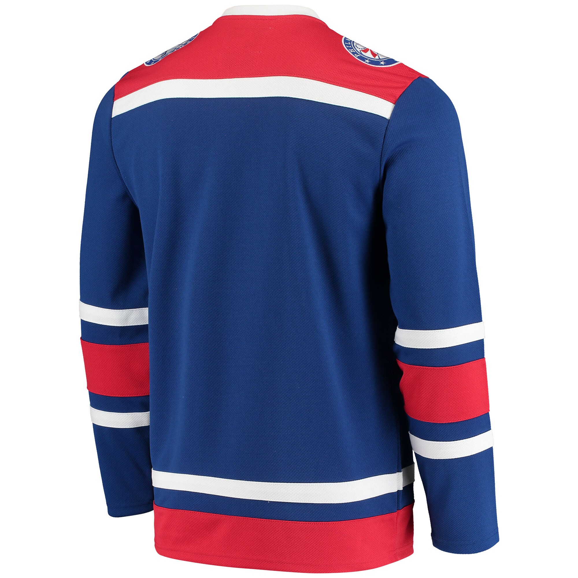 Philadelphia 76ers G-III Sports by Carl Banks Pointman Hockey Fashion Jersey - Royal - vstockx