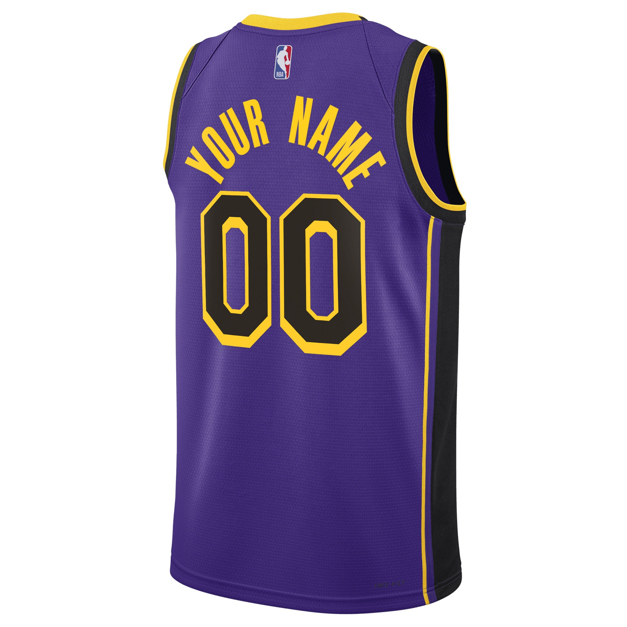 Los Angeles Lakers Jordans Brand Unisex 2022/23 Swingman Custom Jersey - Statement Edition - Purple - vstockx