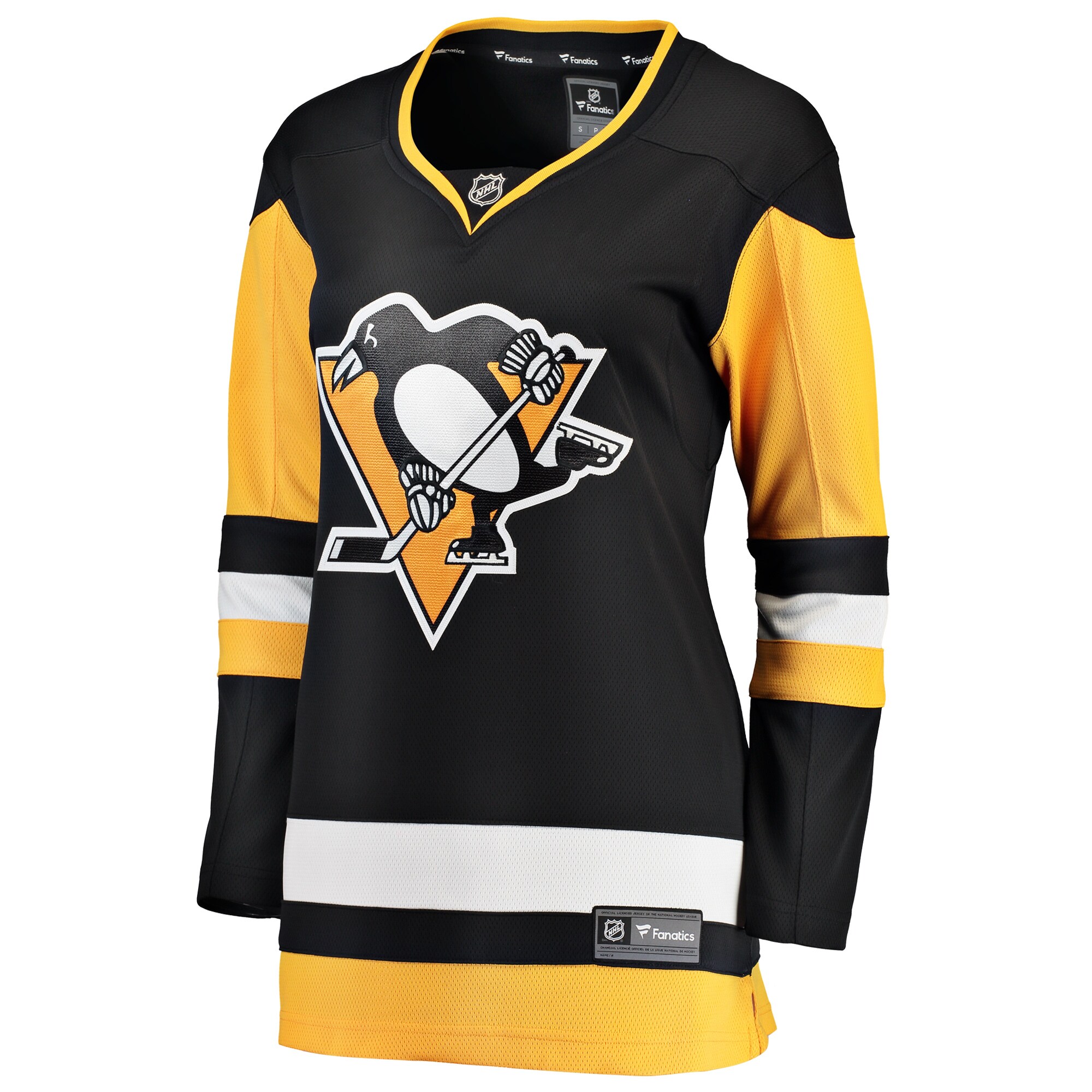 Pittsburgh Penguins Fanatics Branded Women's Breakaway Home Jersey - Black - vstockx