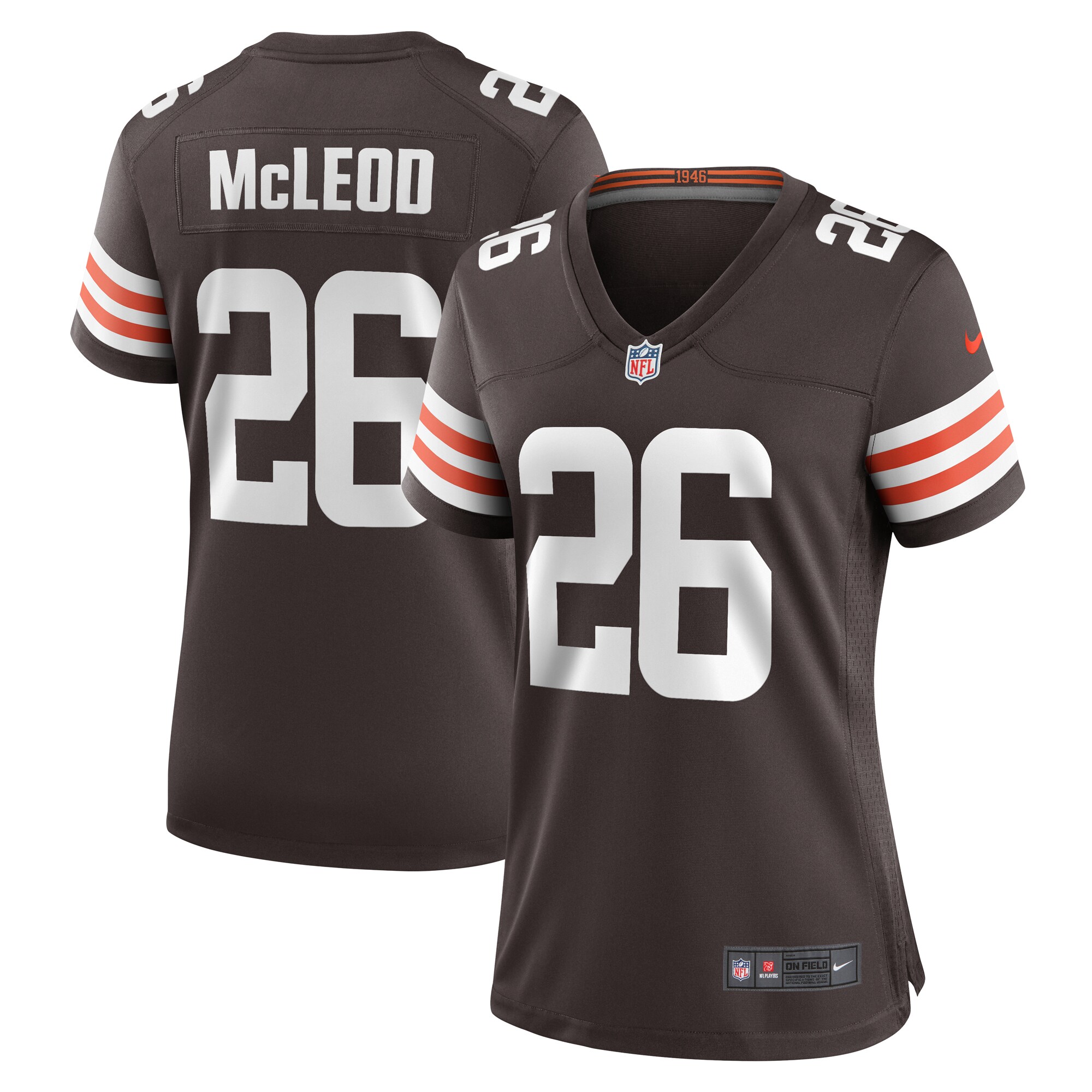Rodney McLeod Cleveland Browns Nike Women's Team Game Jersey - Brown - vstockx