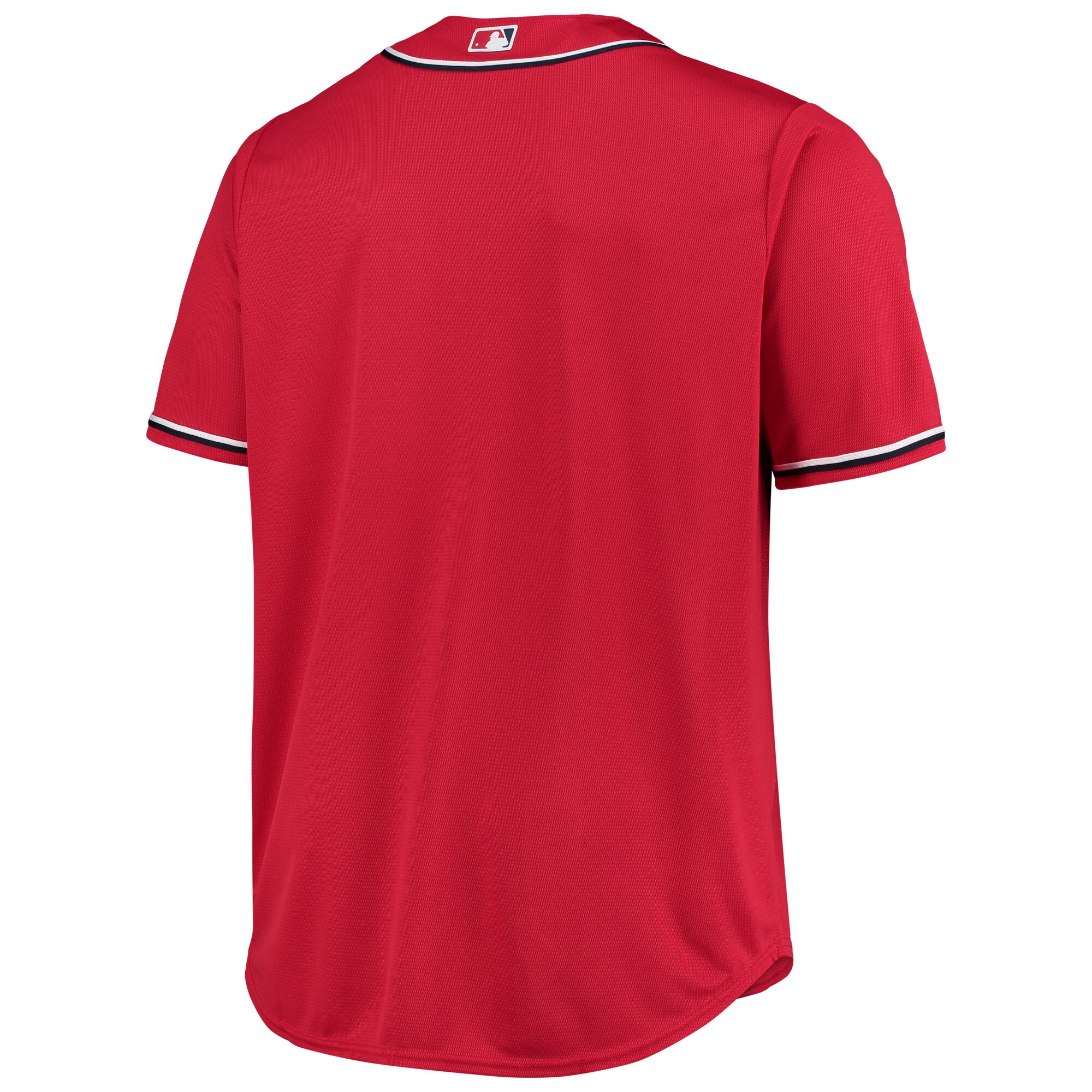 Washington Nationals Big & Tall Alternate Replica Team Jersey - Red - vstockx