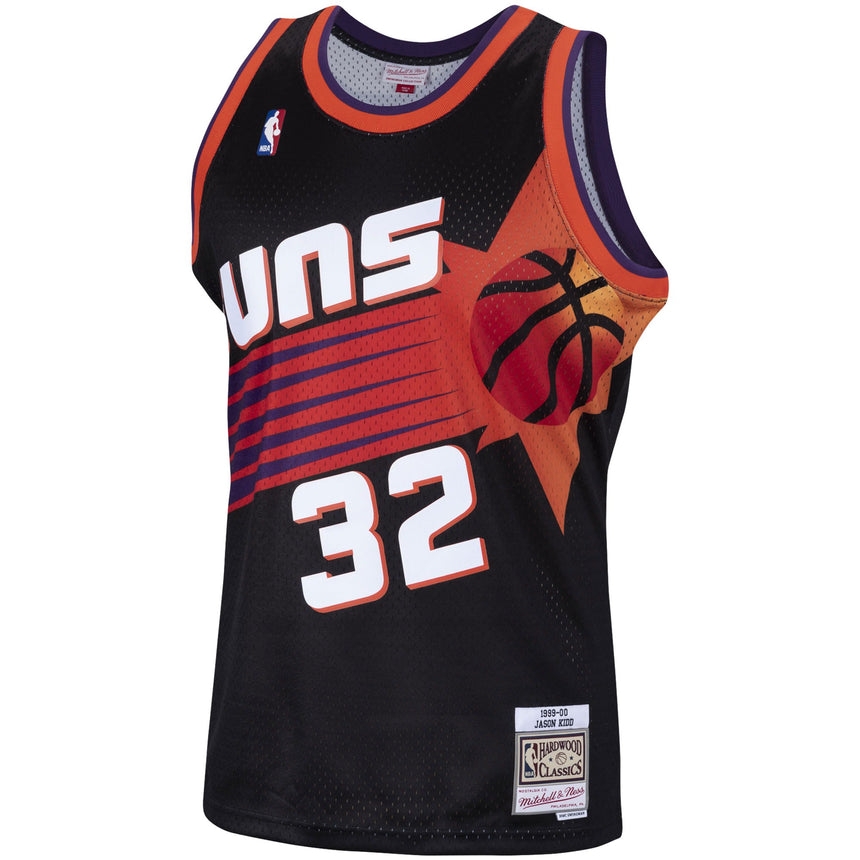 Men's Phoenix Suns Jason Kidd Mitchell & Ness Black 1999-2000 Hardwood Classics Swingman Jersey - vstockx