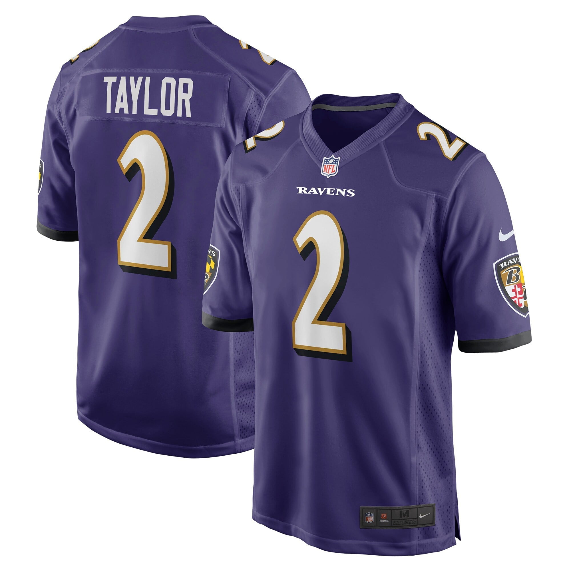 Nike Youth Baltimore Ravens Tyrod Taylor Team Color Game Jersey - vstockx