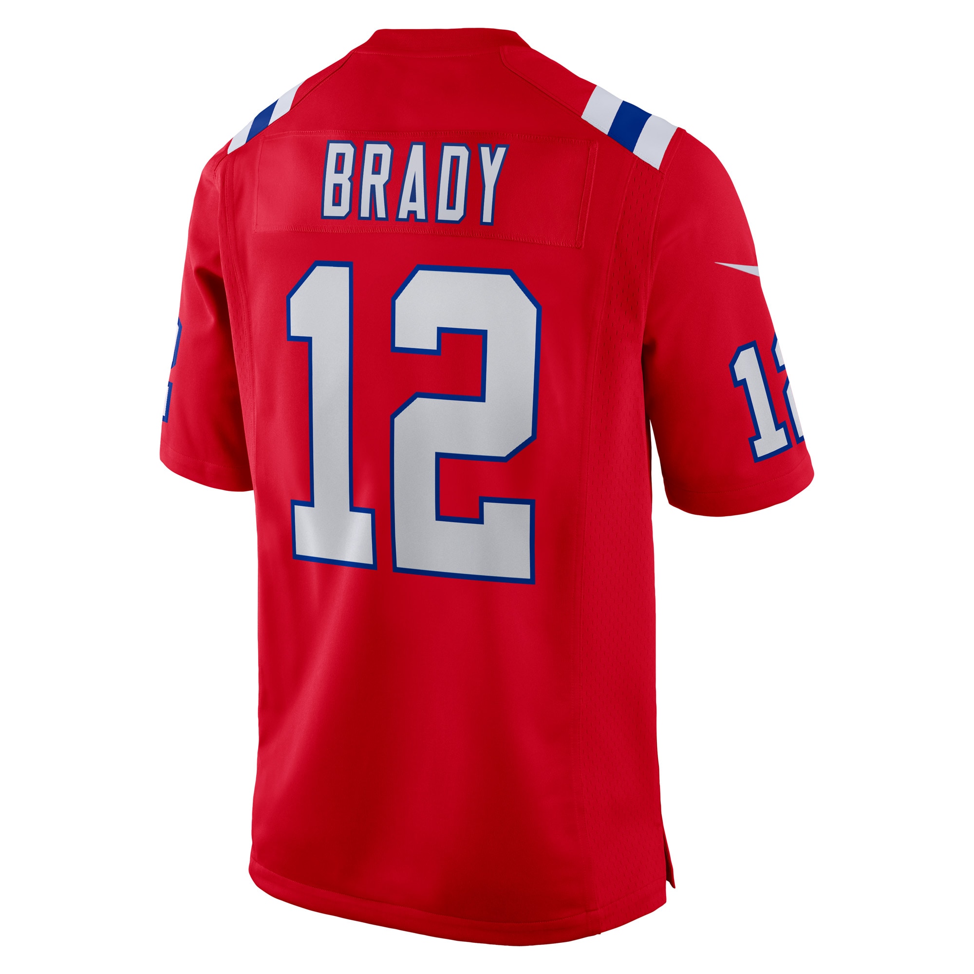 Tom Brady New England Patriots Nike Retired Game Jersey - Red - vstockx