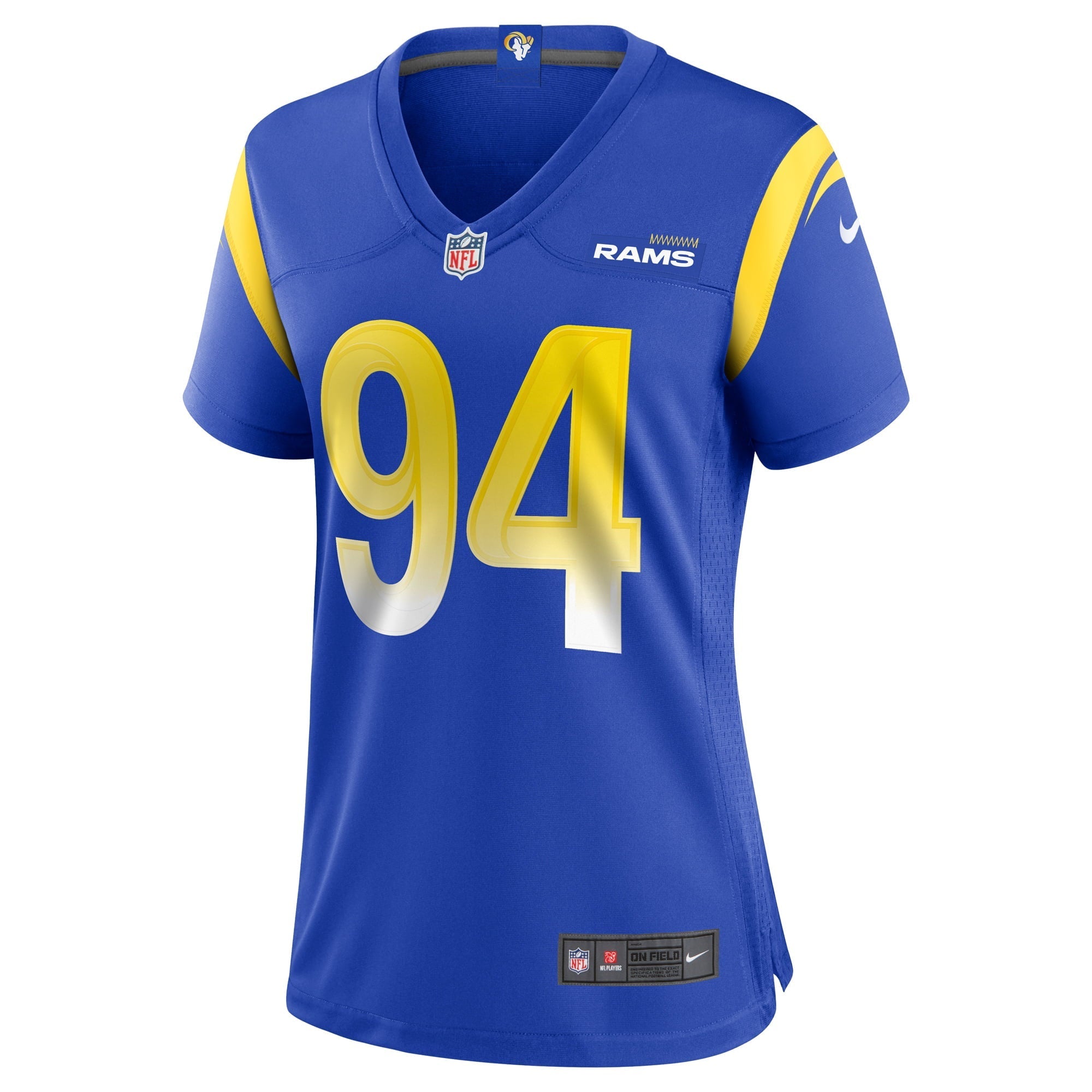 Women's Nike A'Shawn Robinson Royal Los Angeles Rams Game Jersey - vstockx