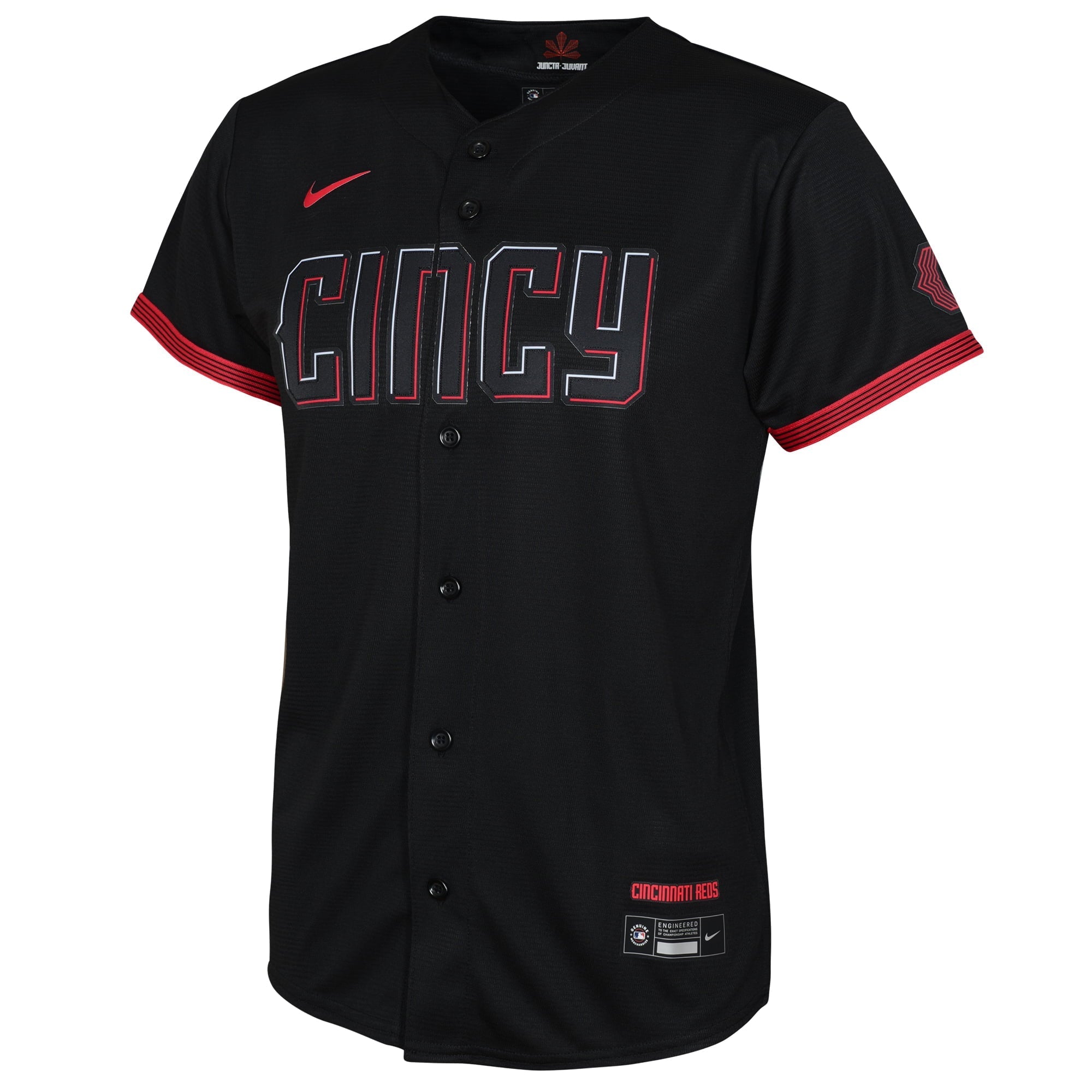 Toddler Nike Joey Votto Black Cincinnati Reds 2023 City Connect Replica Player Jersey - vstockx