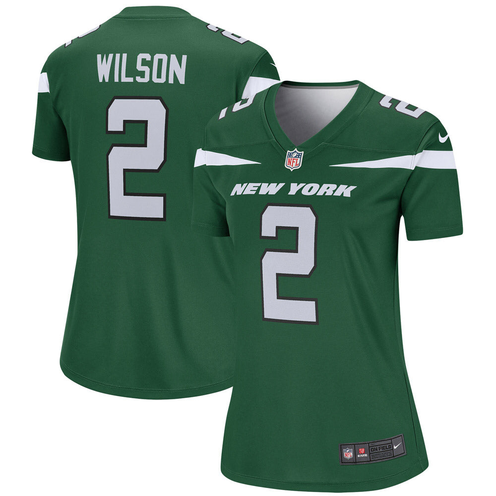 Women's New York Jets Zach Wilson Legend Jersey Gotham Green - vstockx