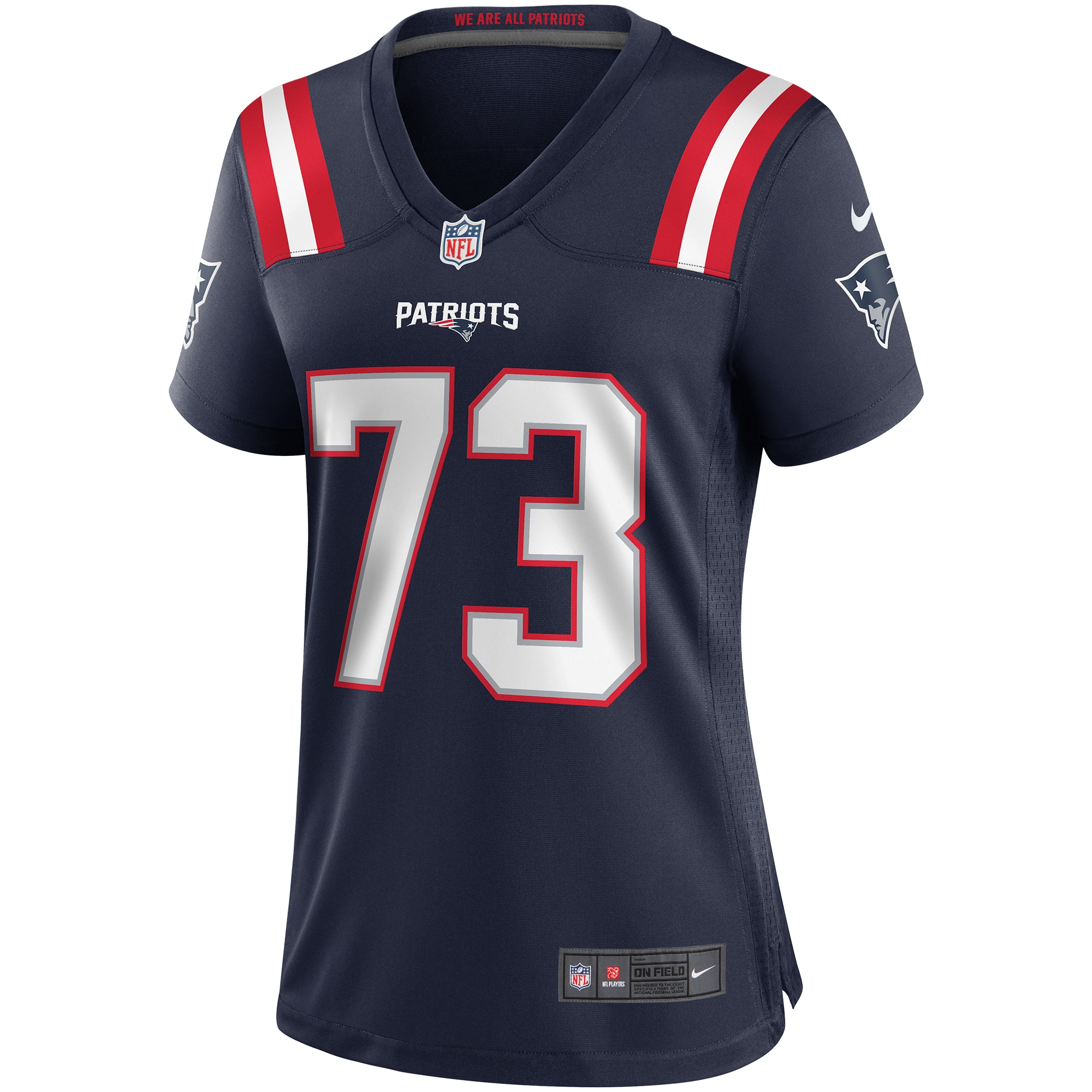 John Hannah New England Patriots Nike Women's Game Retired Player Jersey - Navy - vstockx