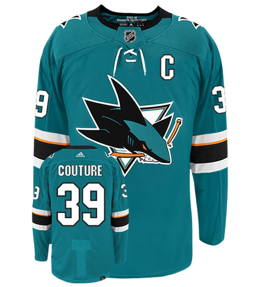 Logan Couture San Jose Sharks Adidas Primegreen Authentic NHL Hockey Jersey - vstockx