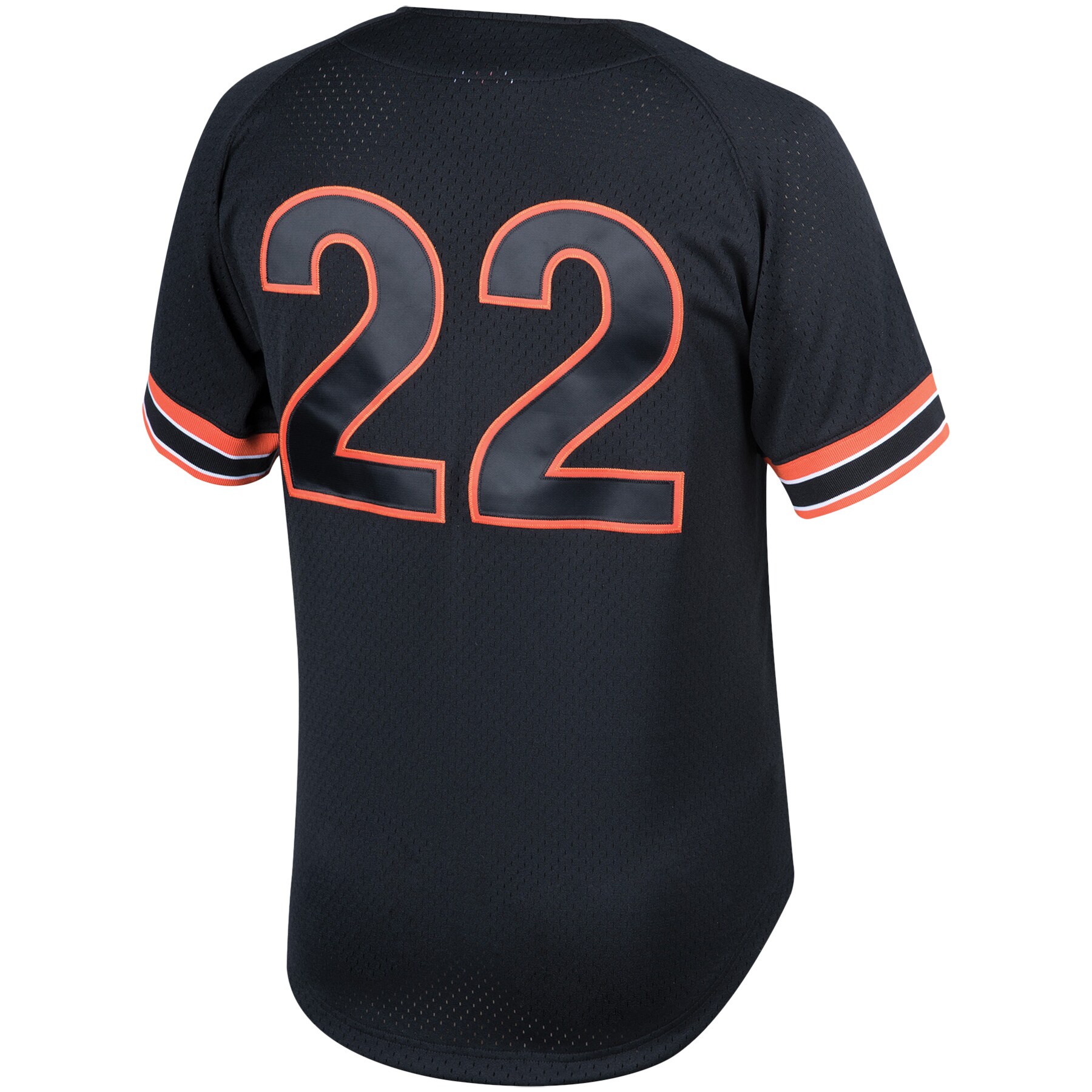 Will Clark San Francisco Giants Mitchell & Ness Cooperstown Collection Mesh Batting Practice Button-Up Jersey - Black - vstockx