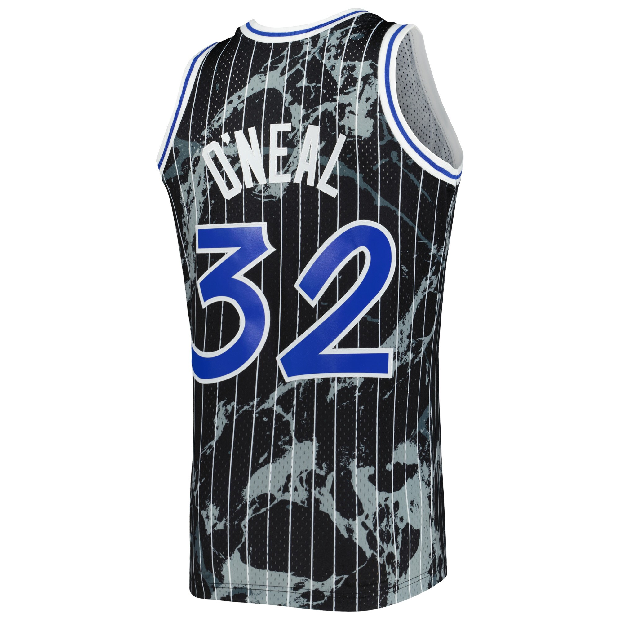 Shaquille O'Neal Orlando Magic Mitchell & Ness 1994/95 Hardwood Classics Marble Swingman Jersey - Black - vstockx