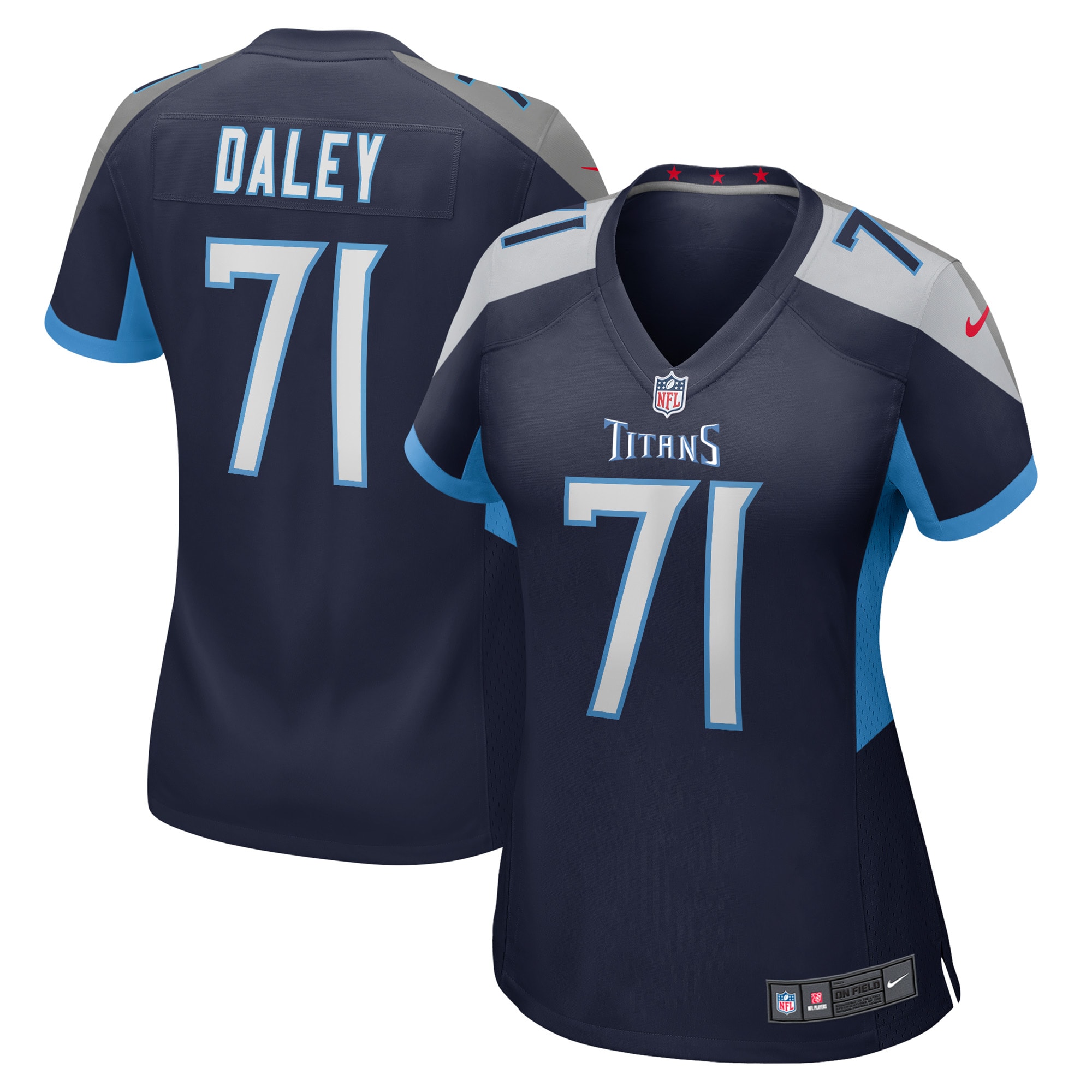 Dennis Daley Tennessee Titans Nike Women's Game Player Jersey - Navy - vstockx