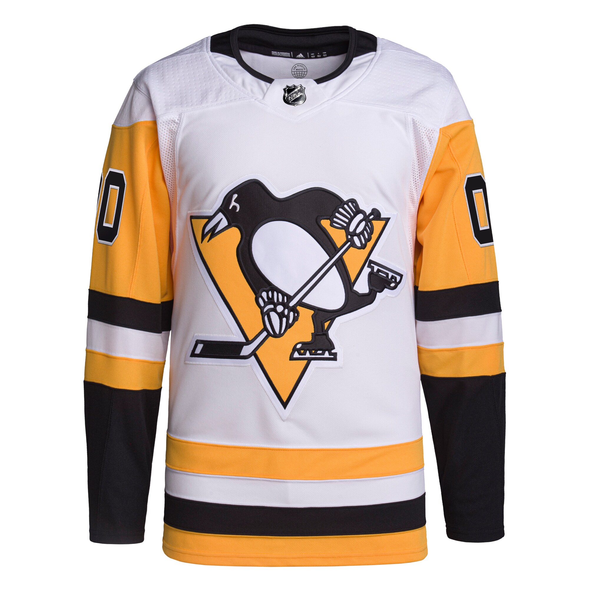 Pittsburgh Penguins adidas Away Custom Primegreen Authentic Pro Jersey White - vstockx