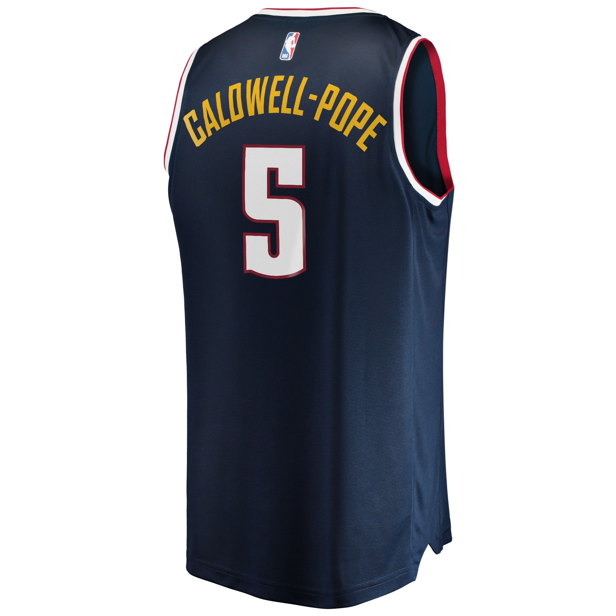 Kentavious Caldwell-Pope Denver Nuggets Fanatics Branded Fast Break Replica Jersey - Icon Edition - Navy - vstockx