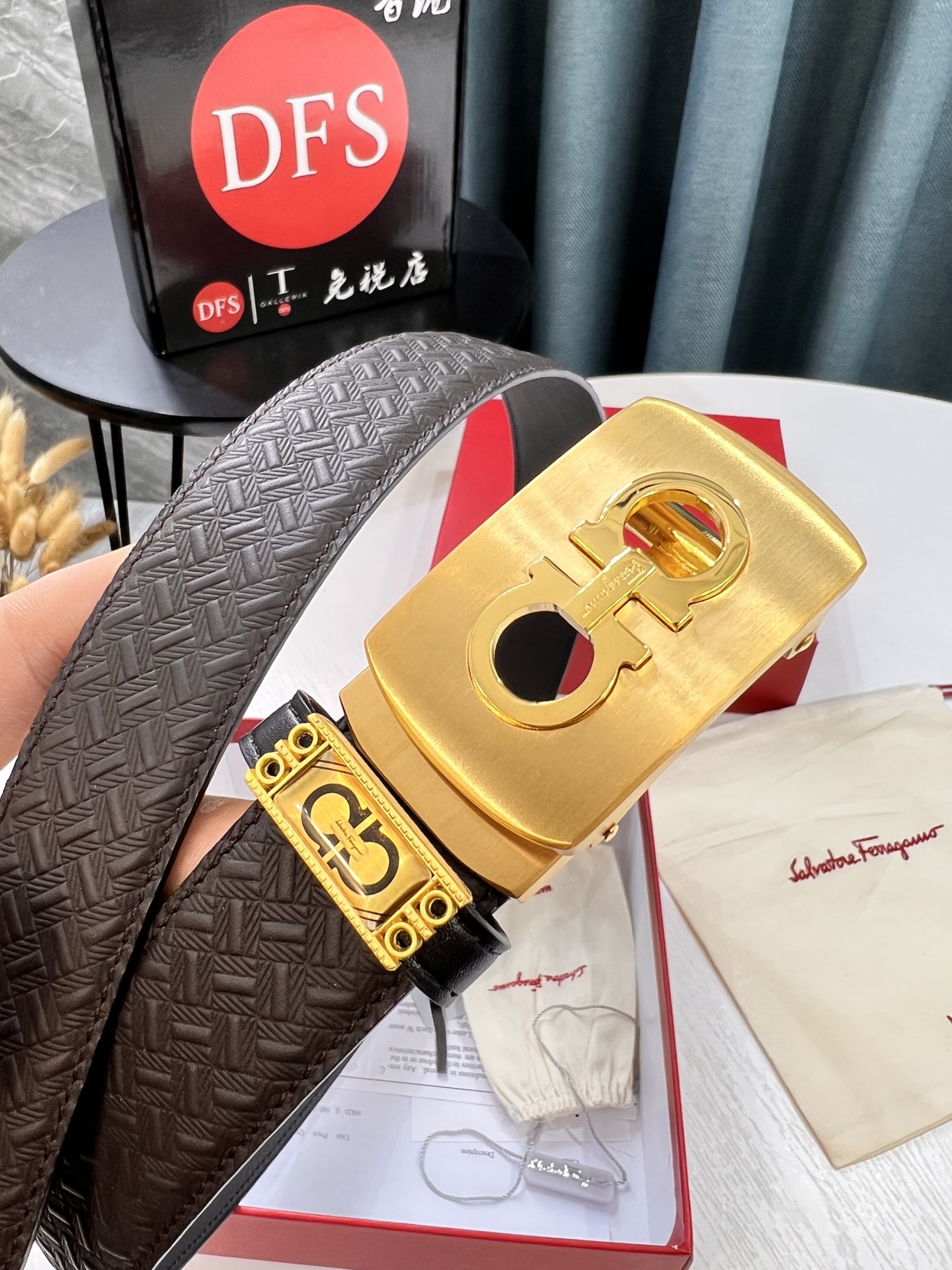 Streetwear Belt Ferragamo 319675 size:3.5cm - vstockx
