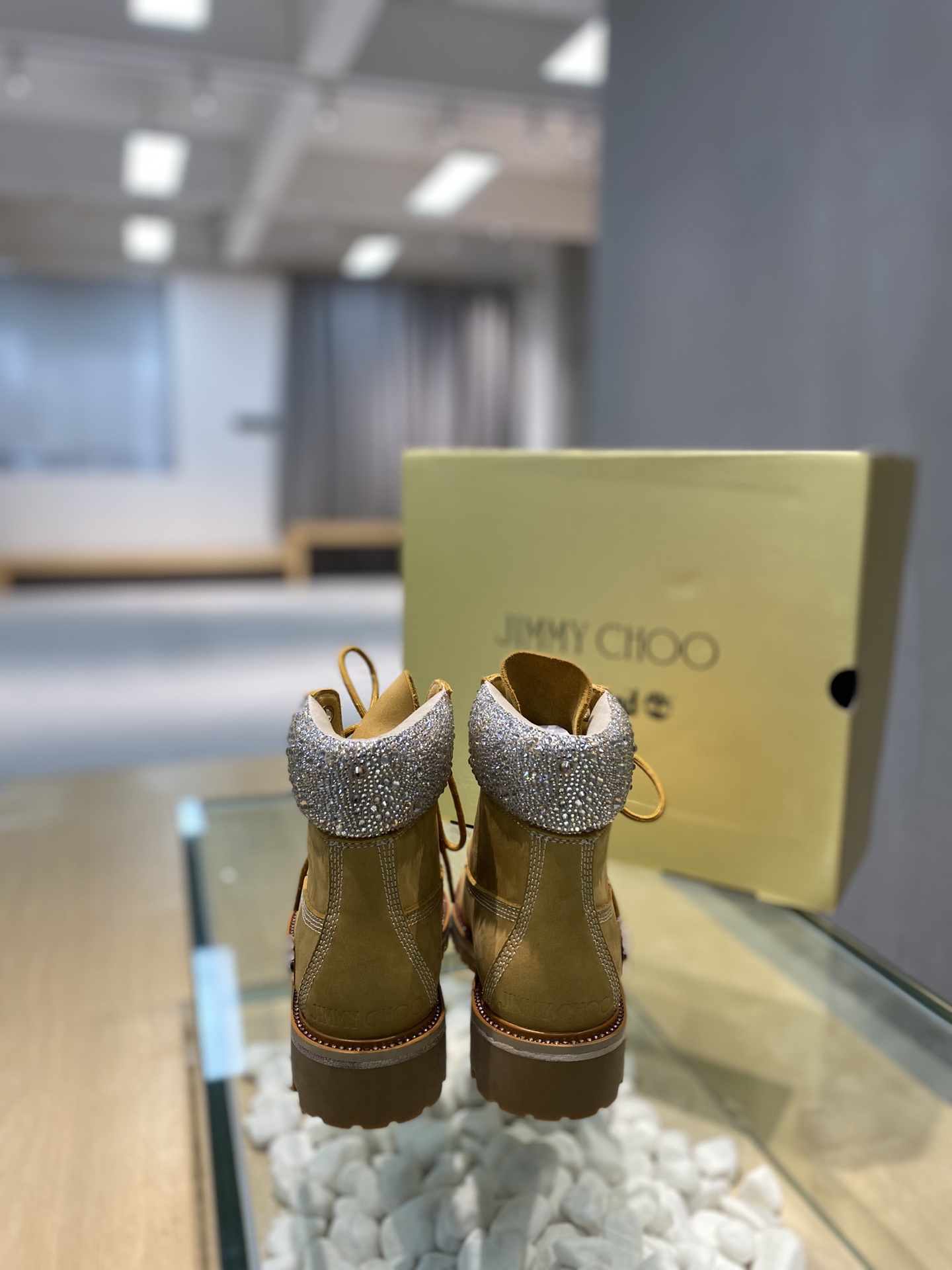 Timberland JIMMY CHOO Martin Boots - vstockx