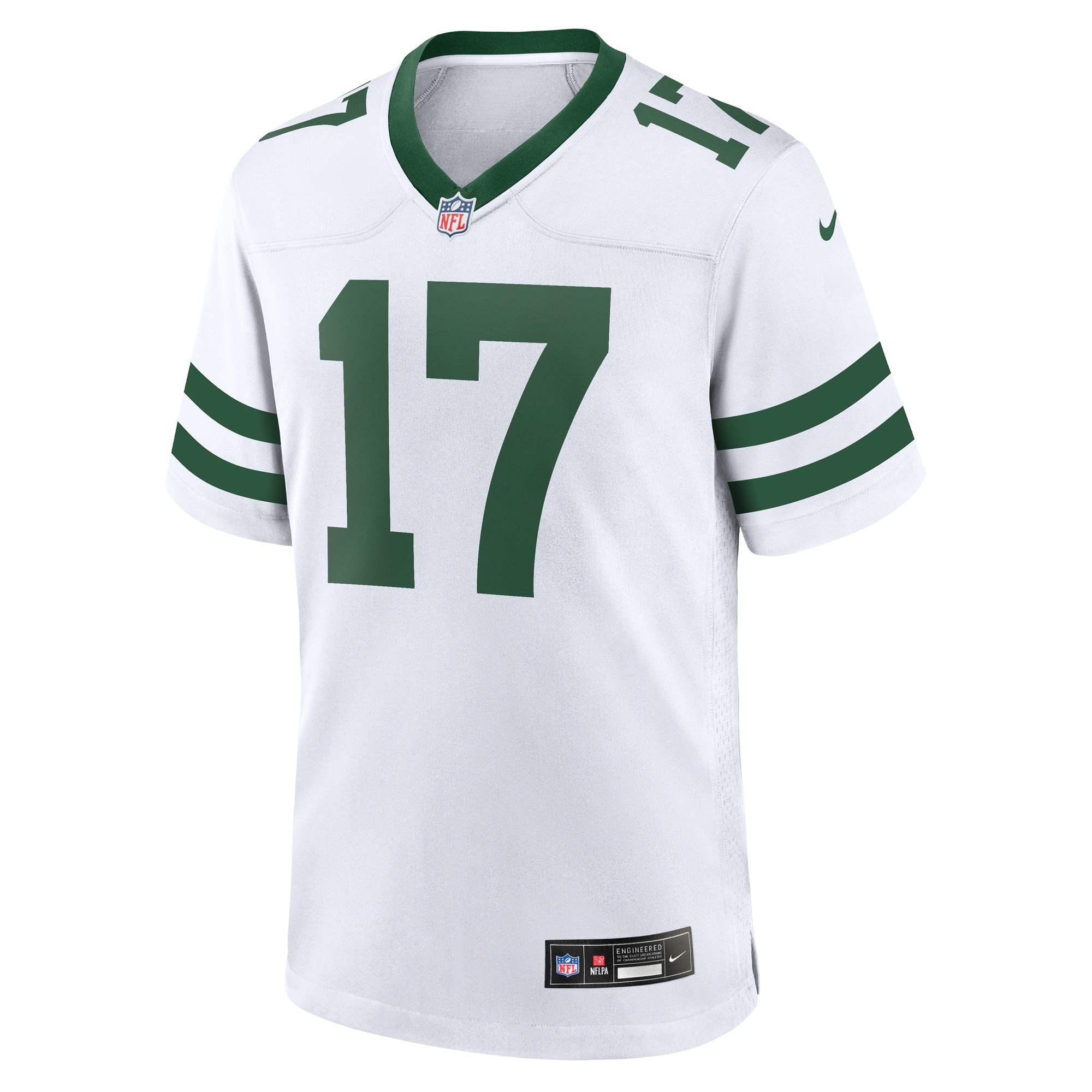 Garrett Wilson New York Jets Nike Legacy Player Game Jersey - White - vstockx