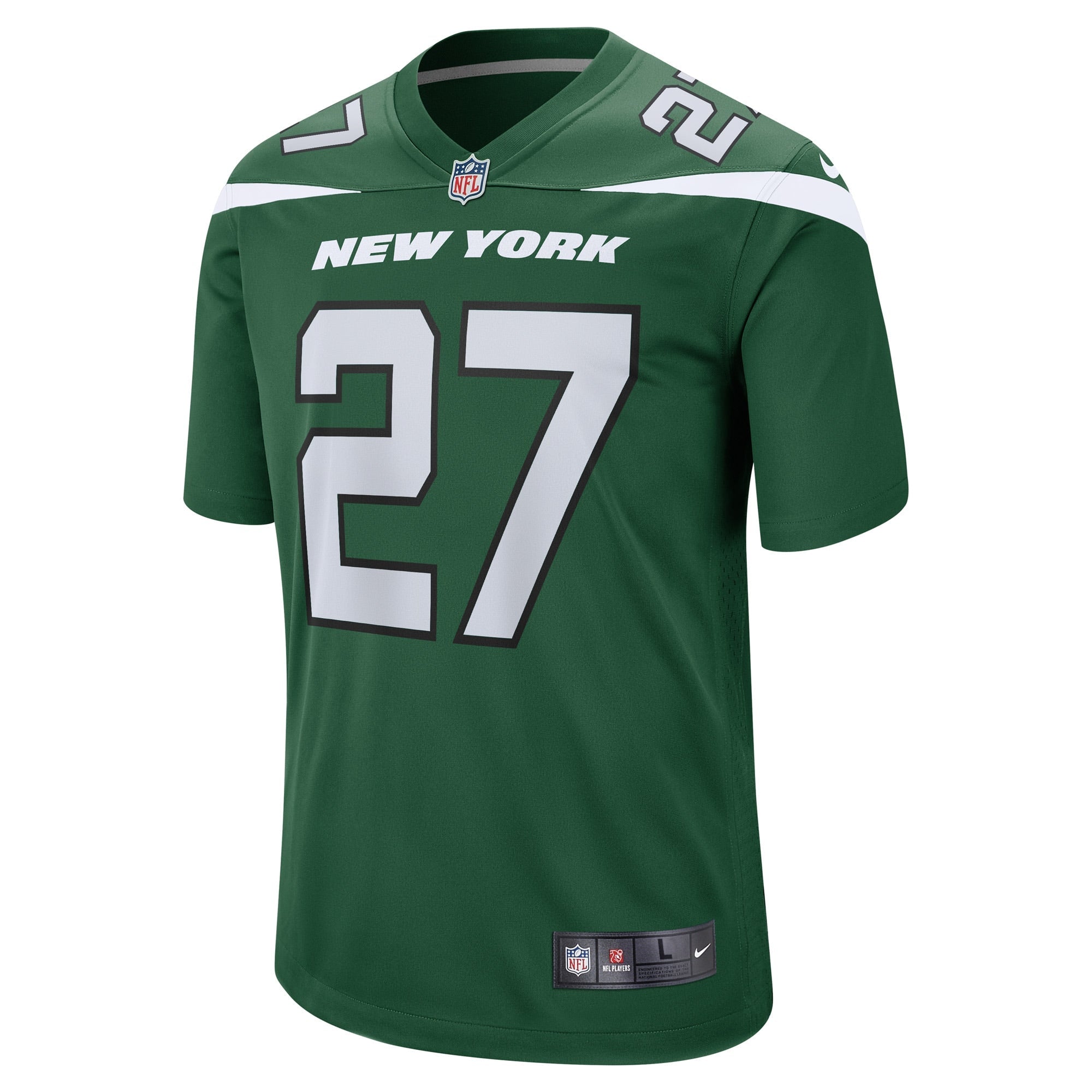 Women's Nike Zonovan Knight Gotham Green New York Jets Game Player Jersey - vstockx