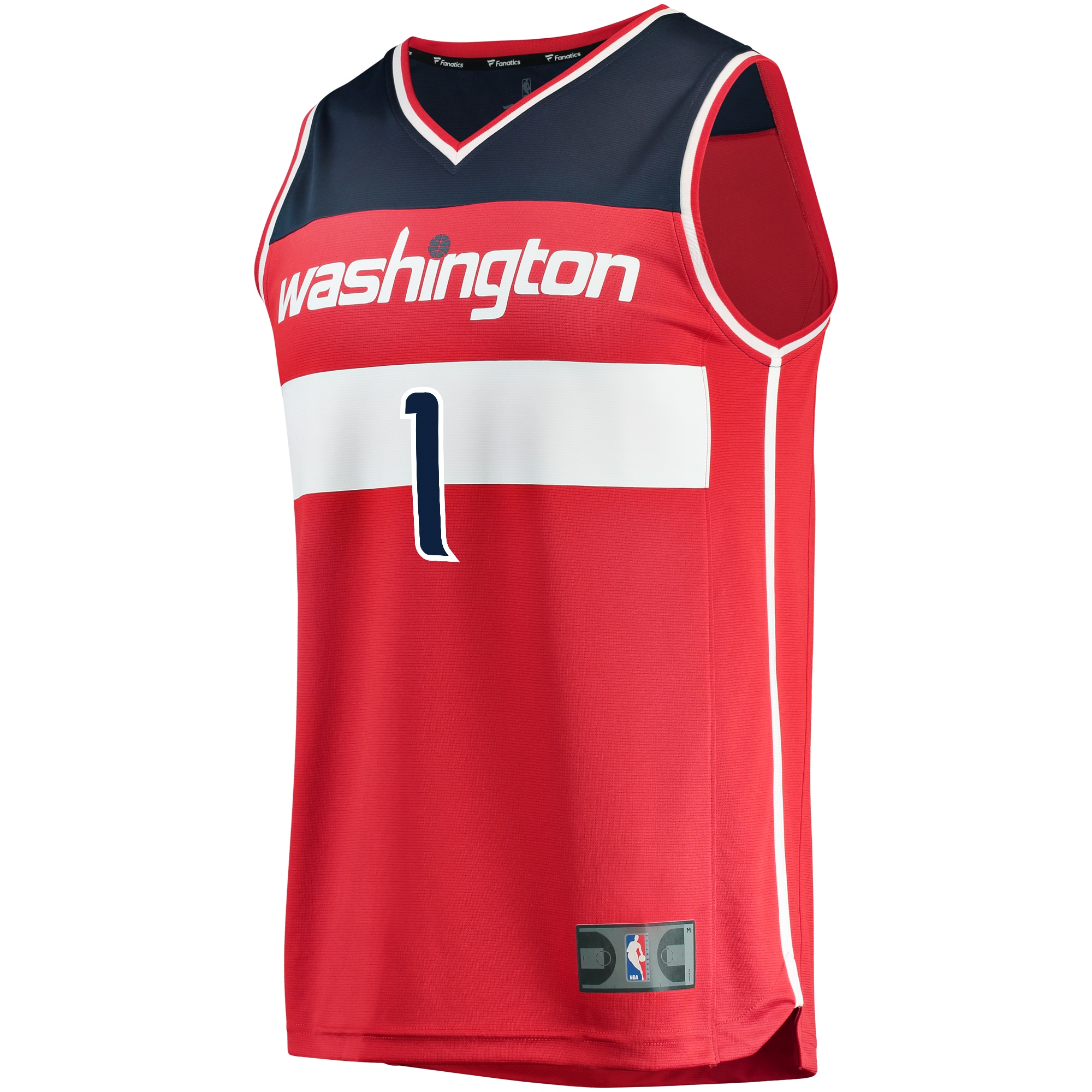 Johnny Davis Washington Wizards Fanatics Branded 2022 NBA Draft First Round Pick Fast Break Replica Player Jersey Icon - Edition - Red - vstockx