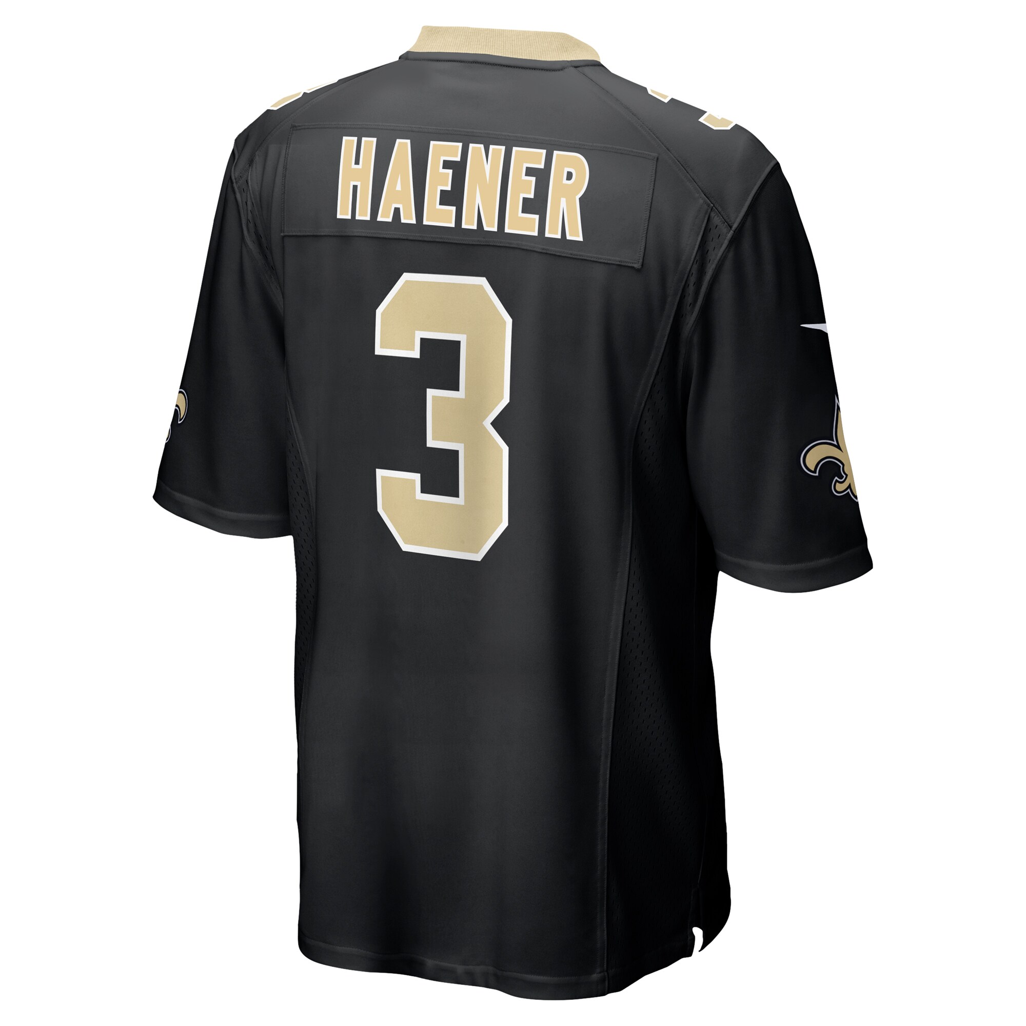 Jake Haener New Orleans Saints Nike Team Game Jersey - Black - vstockx
