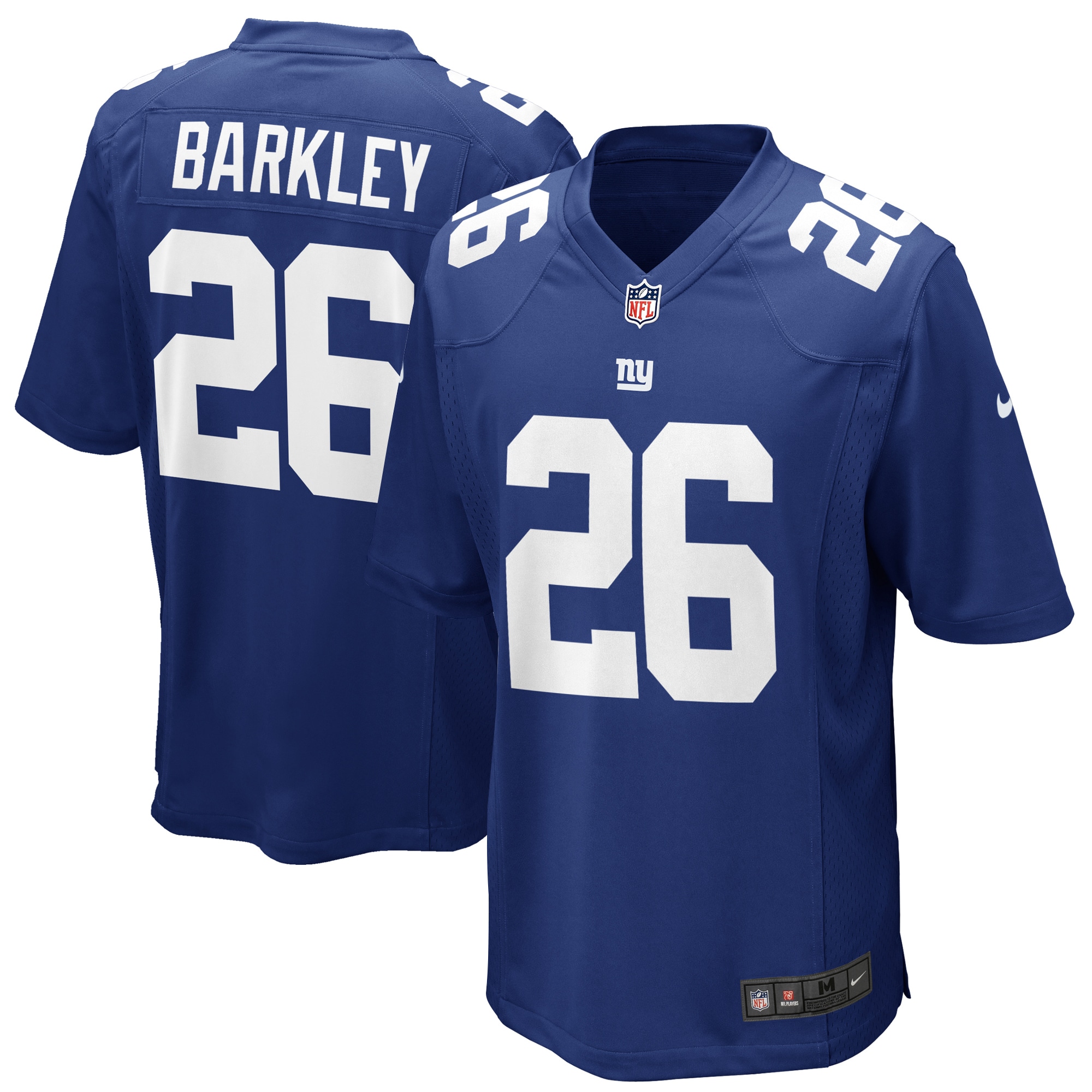 Saquon Barkley New York Giants Nike Youth Game Jersey - Royal - vstockx