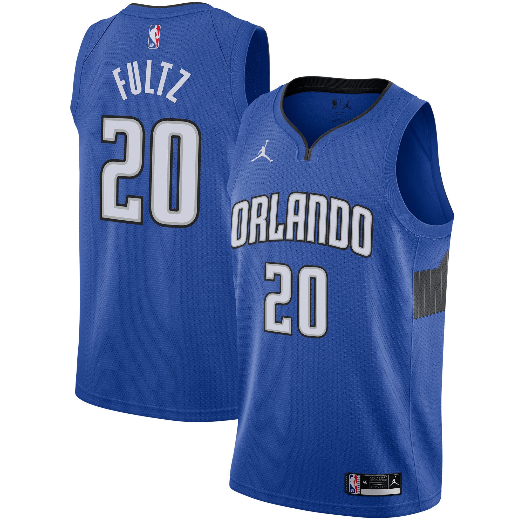 Markelle Fultz Orlando Magic Jordans Brand 2020/21 Swingman Jersey - Statement Edition - Royal - vstockx