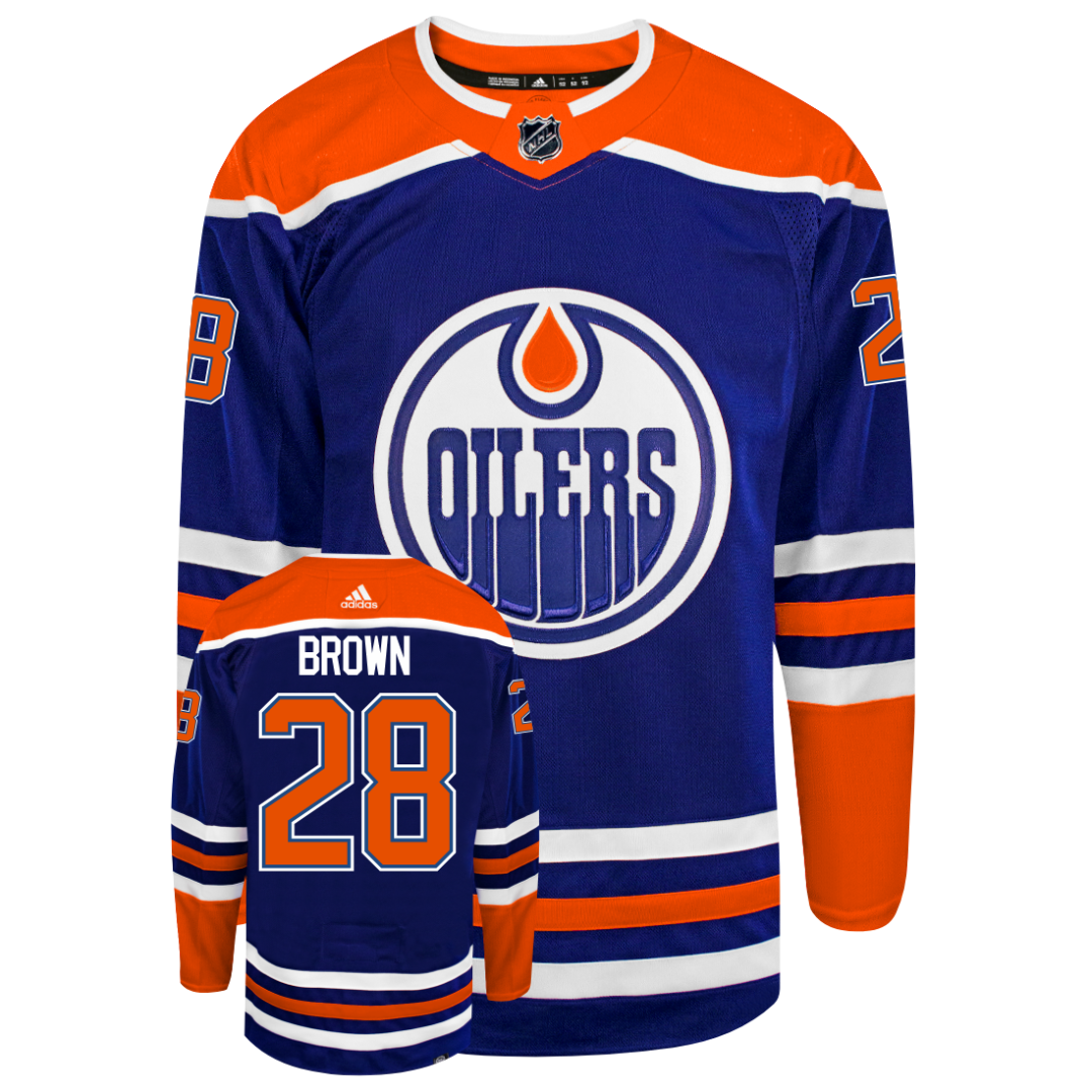 Connor Brown Edmonton Oilers 2022 Adidas Primegreen Authentic NHL Hockey Jersey - vstockx