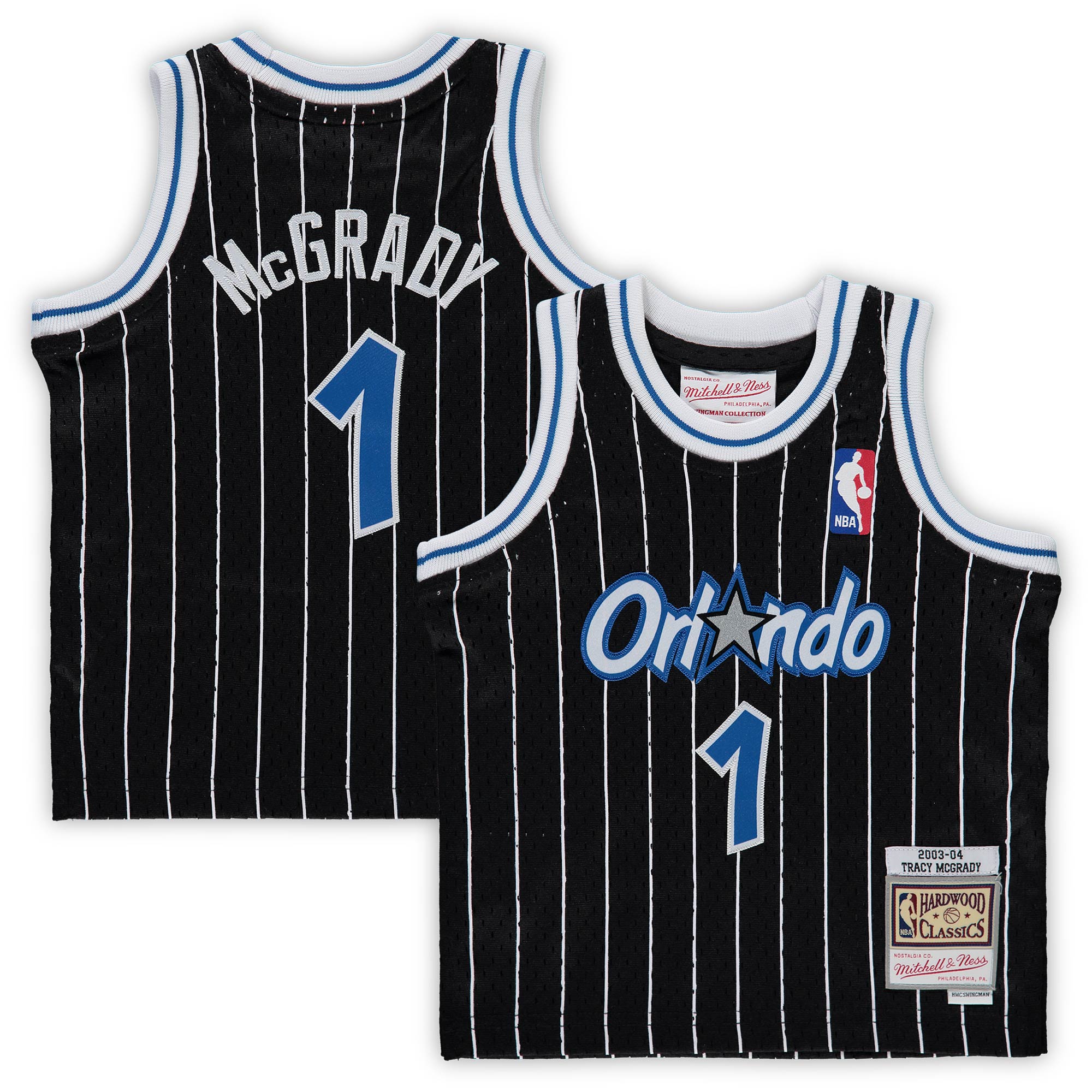 Tracy McGrady Orlando Magic Mitchell & Ness Infant 2003/04 Hardwood Classics Retired Player Jersey - Black - vstockx