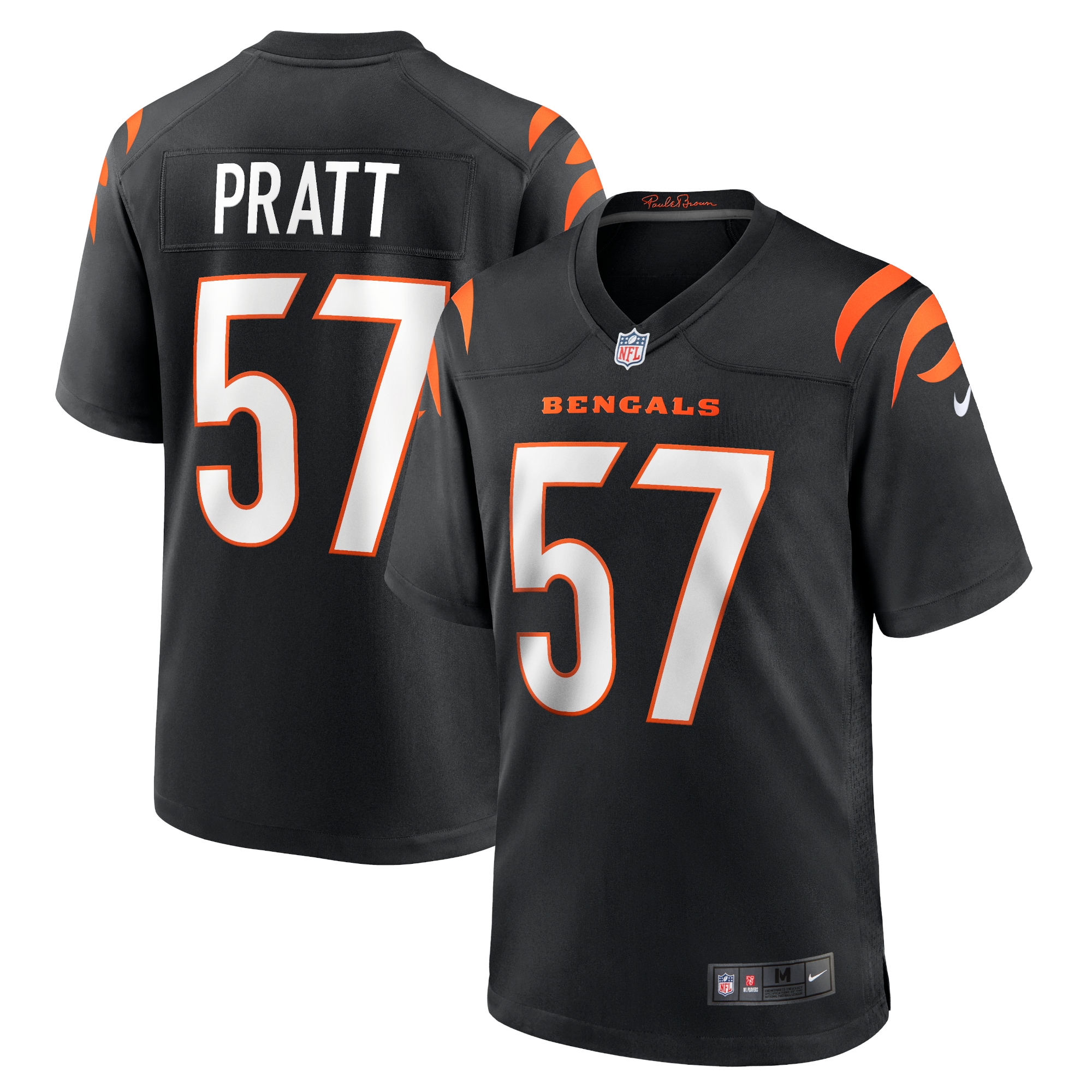 Germaine Pratt Cincinnati Bengals Nike Game Jersey - Black - vstockx