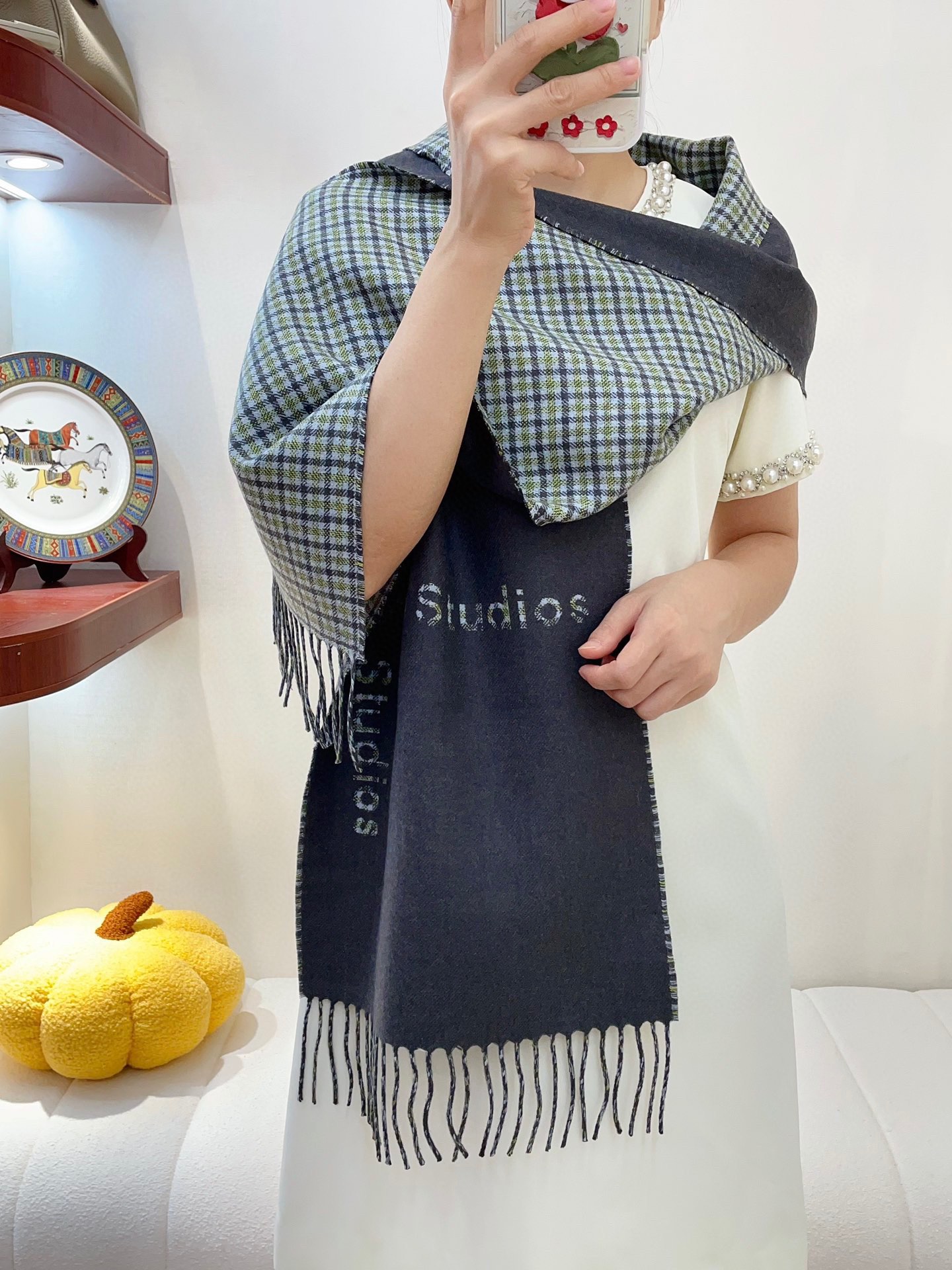 Streetwear Scarf Acne 328855 SIZE:200×30cm - vstockx