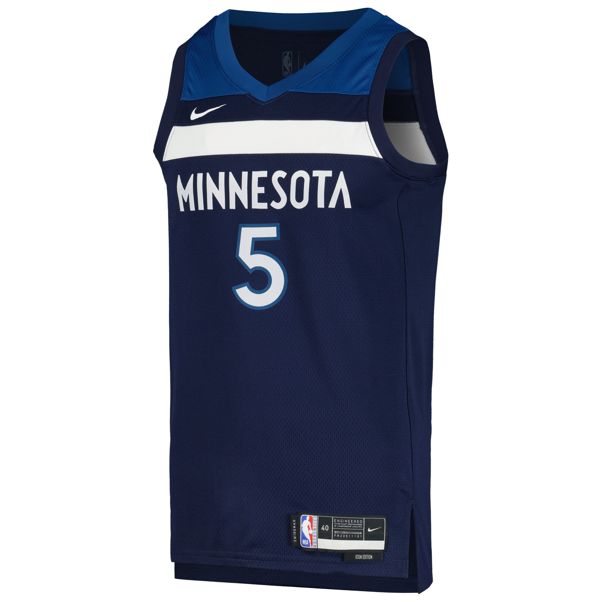 Anthony Edwards Minnesota Timberwolves Nike Unisex Swingman Jersey - Icon Edition - Navy - vstockx