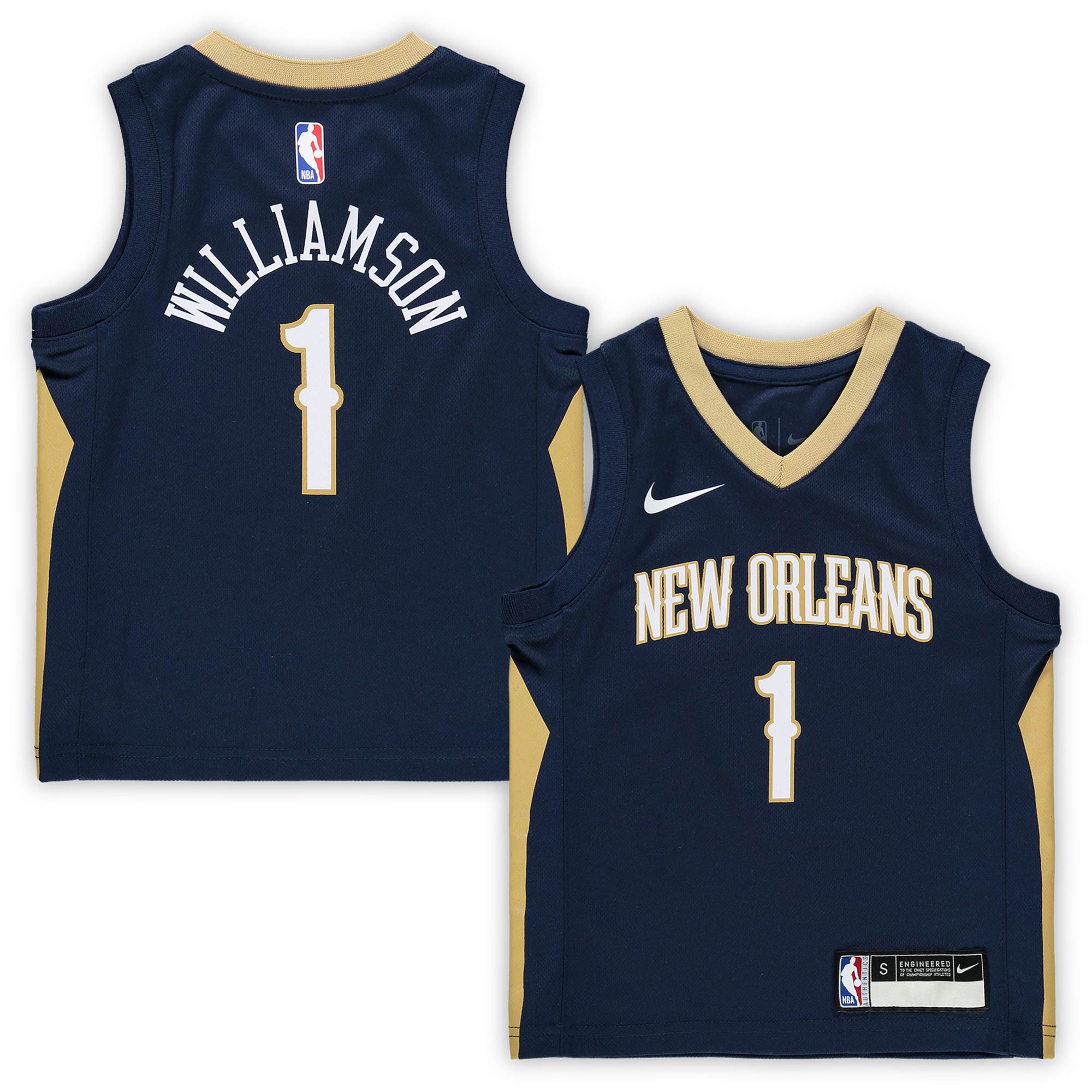 Zion Williamson New Orleans Pelicans Nike Preschool Replica Jersey - Icon Edition - Navy - vstockx