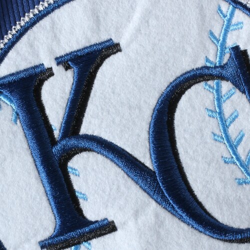 Kansas City Royals Stitches Cut off Man Fashion Full Button Jersey - Royal - vstockx