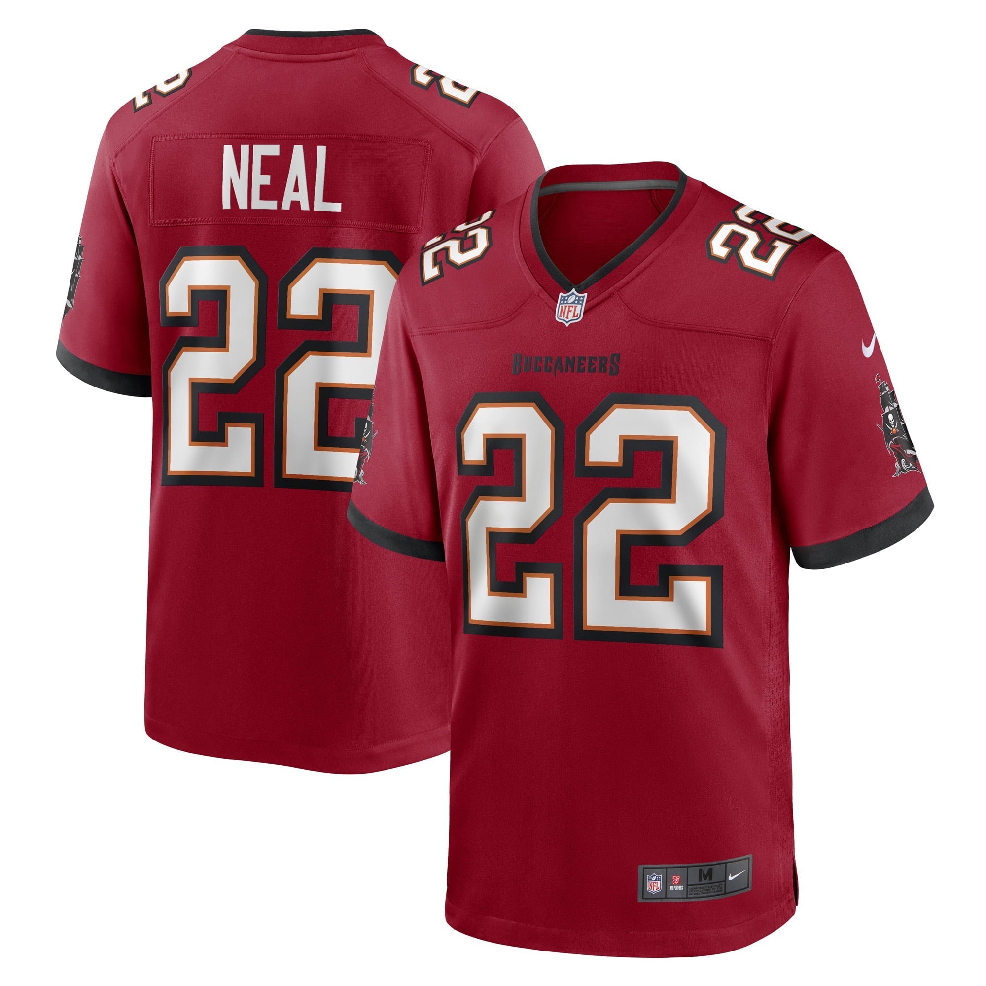 Men's Nike Keanu Neal Red Tampa Bay Buccaneers Game Player Jersey - vstockx