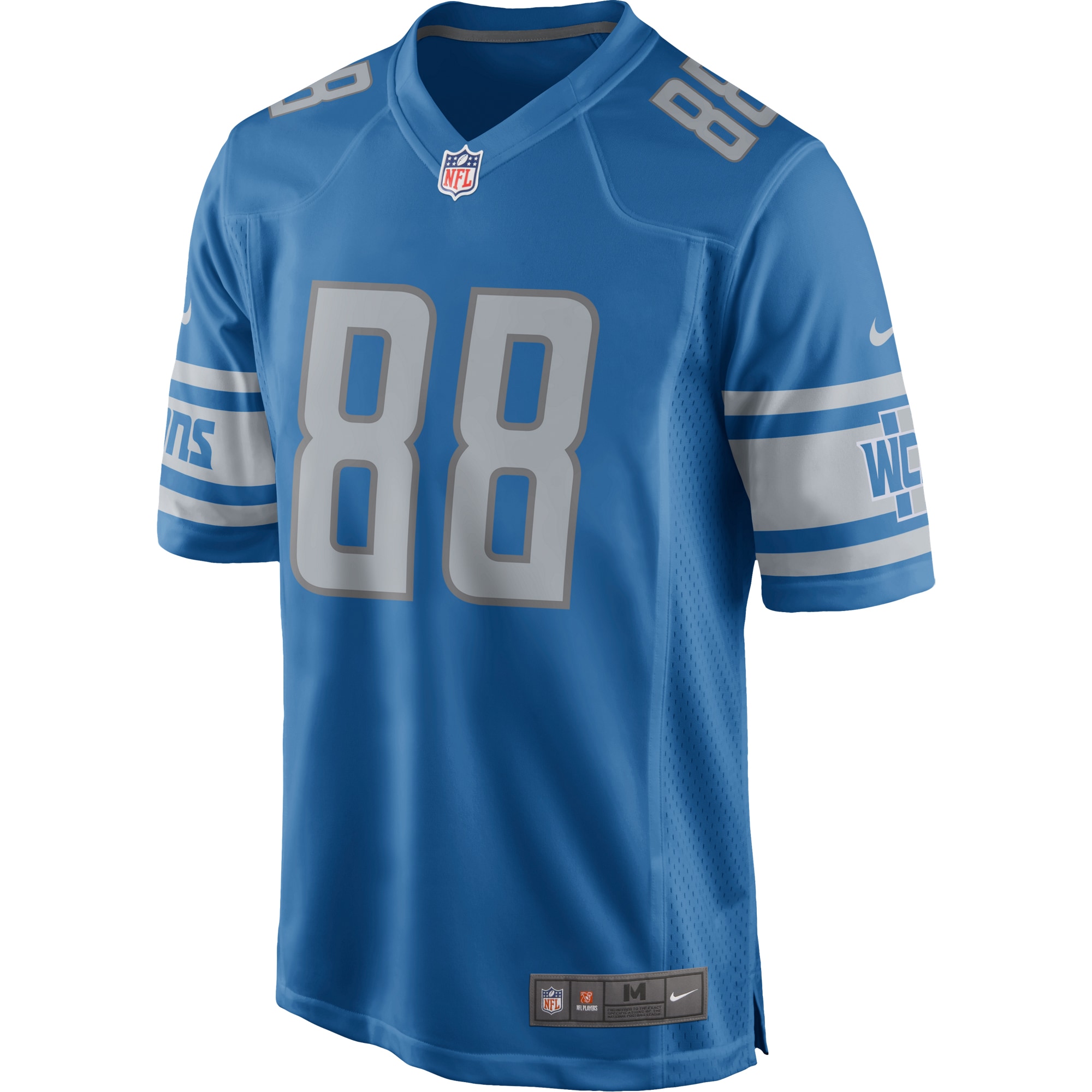 T.J. Hockenson Detroit Lions Nike Game Jersey - Blue - vstockx