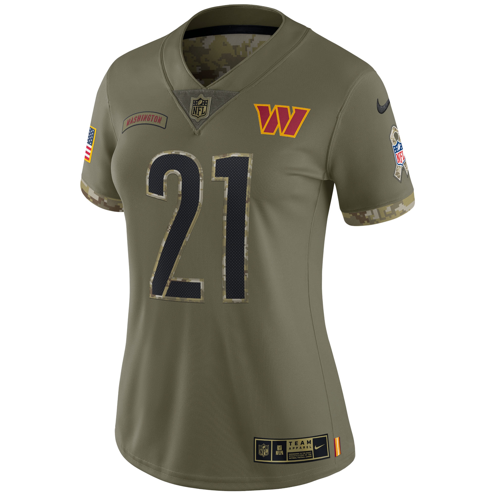 Sean Taylor Washington Commanders Nike Women's 2022 Salute To Service Retired Player Limited Jersey - Olive - vstockx