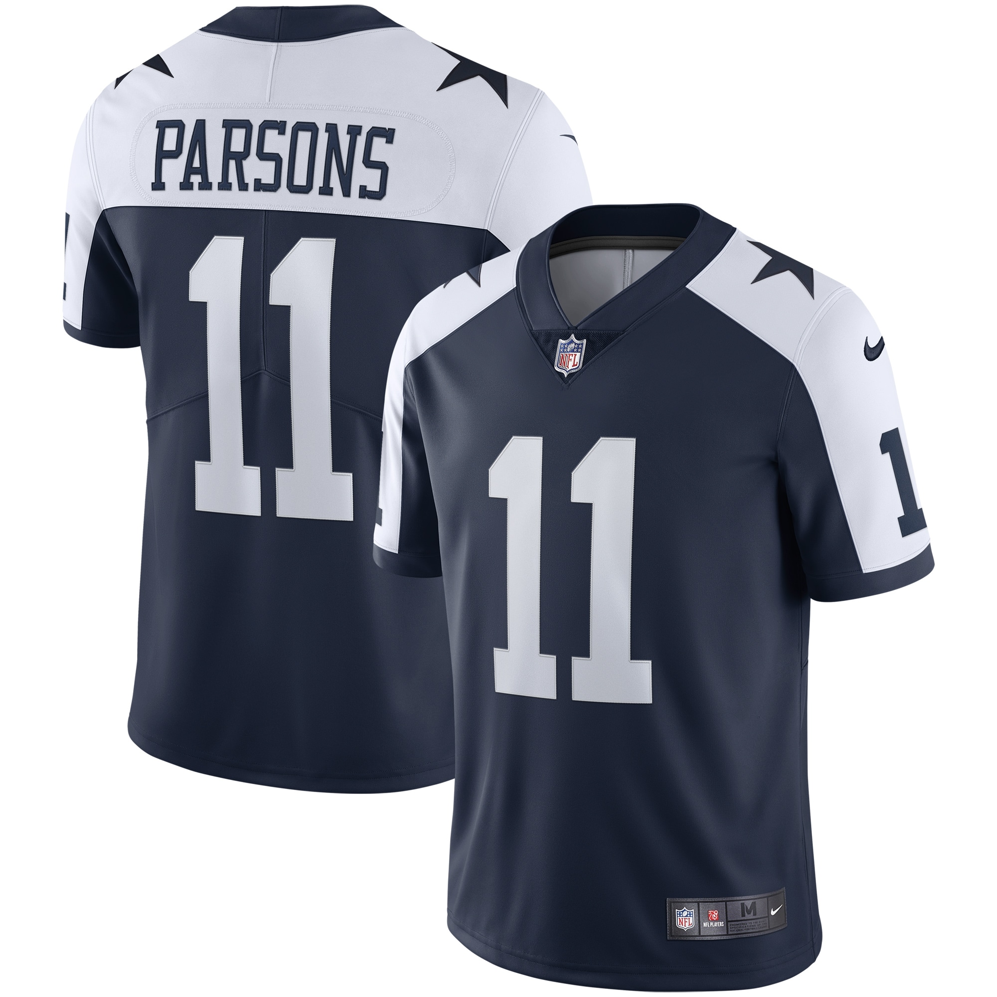 Micah Parsons Dallas Cowboys Nike Alternate Vapor Limited Jersey - Navy - vstockx