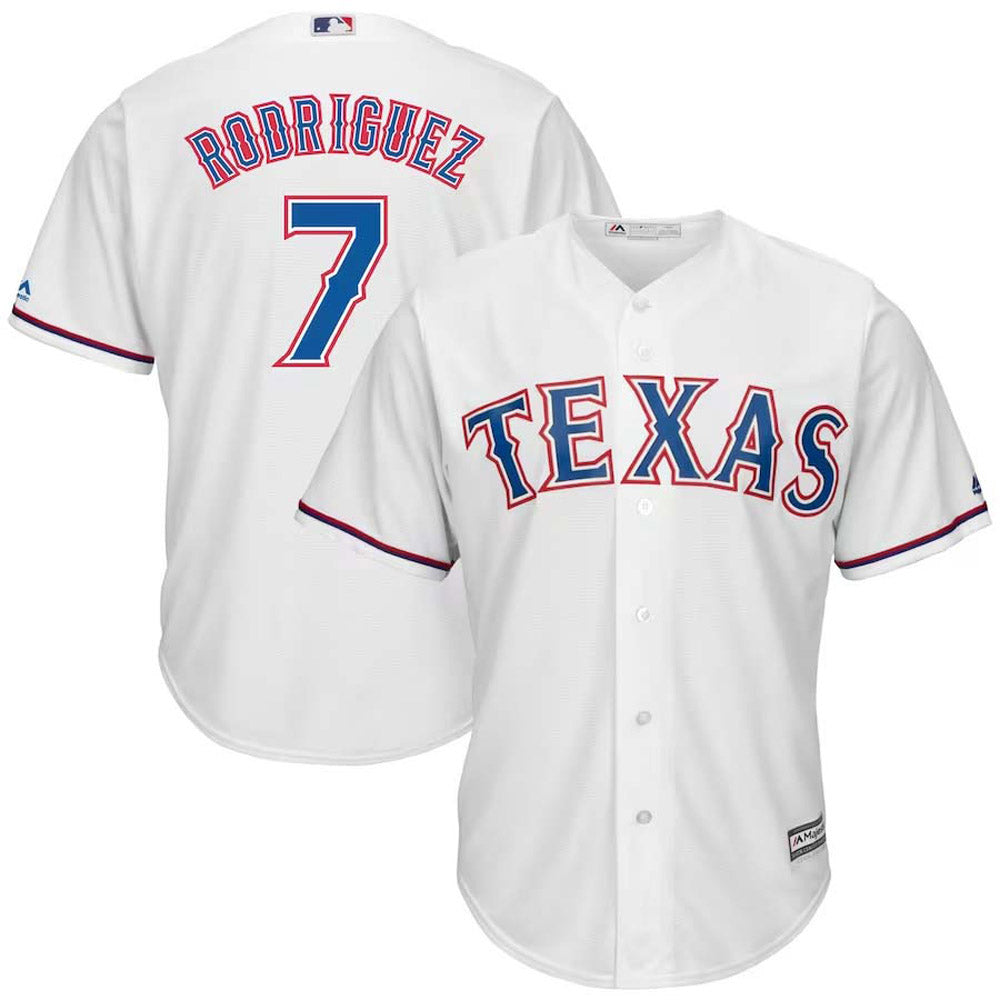 Youth Texas Rangers Ivan Rodriguez Replica Home Jersey - White - vstockx