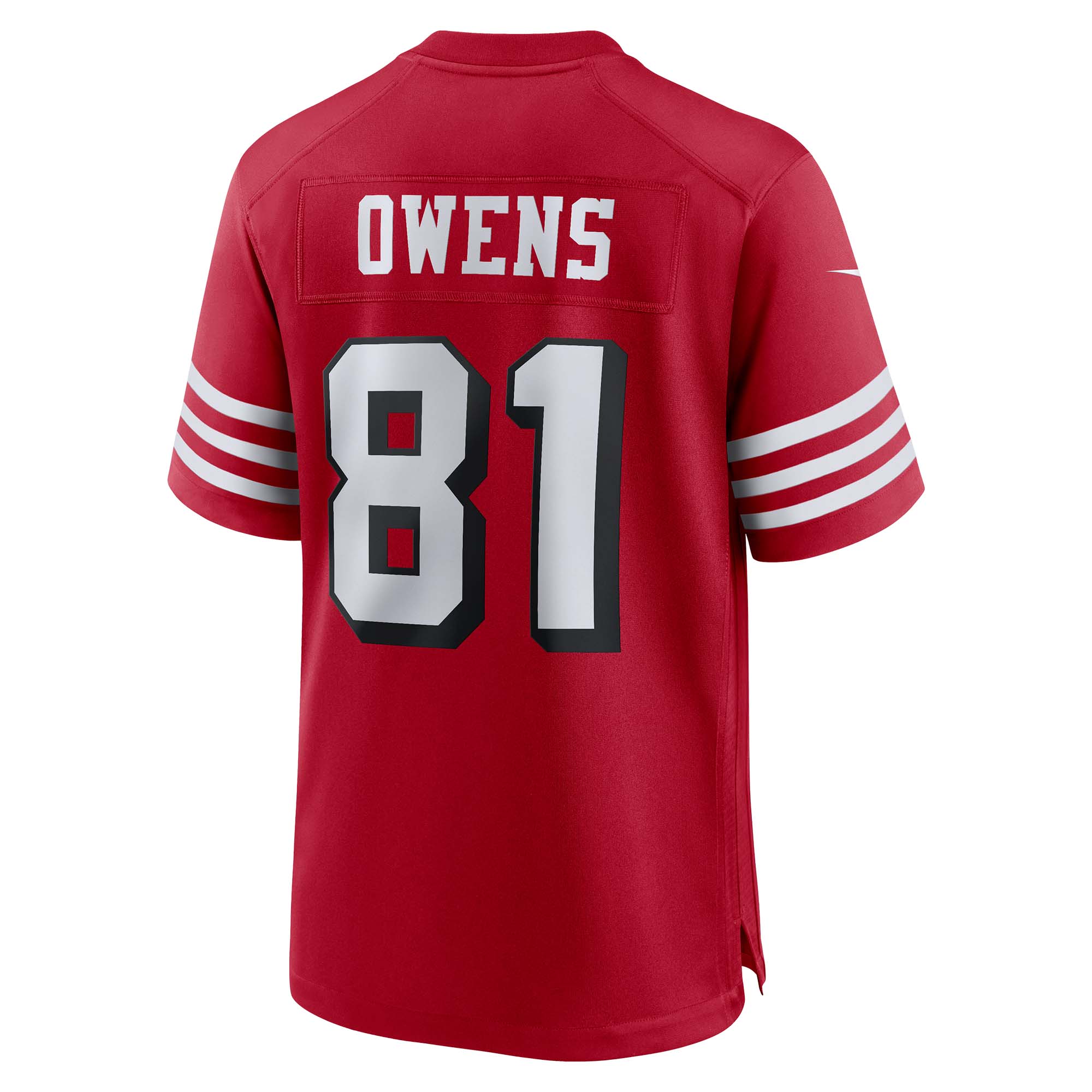 Terrell Owens San Francisco 49ers Nike Retired Alternate Game Jersey - Scarlet - vstockx